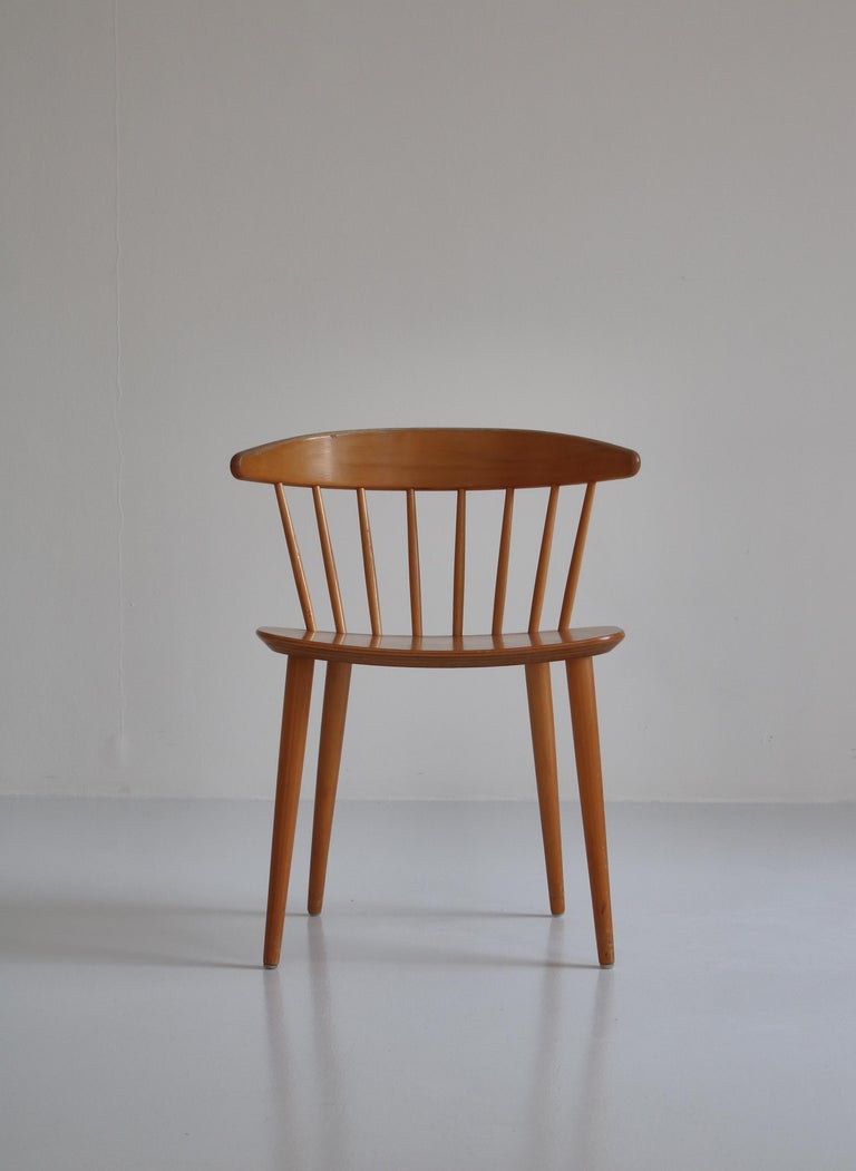 Scandinavian Modern Dining Chairs "J104" by Jørgen Bækmark for FDB-Møbler,  1970s at 1stDibs