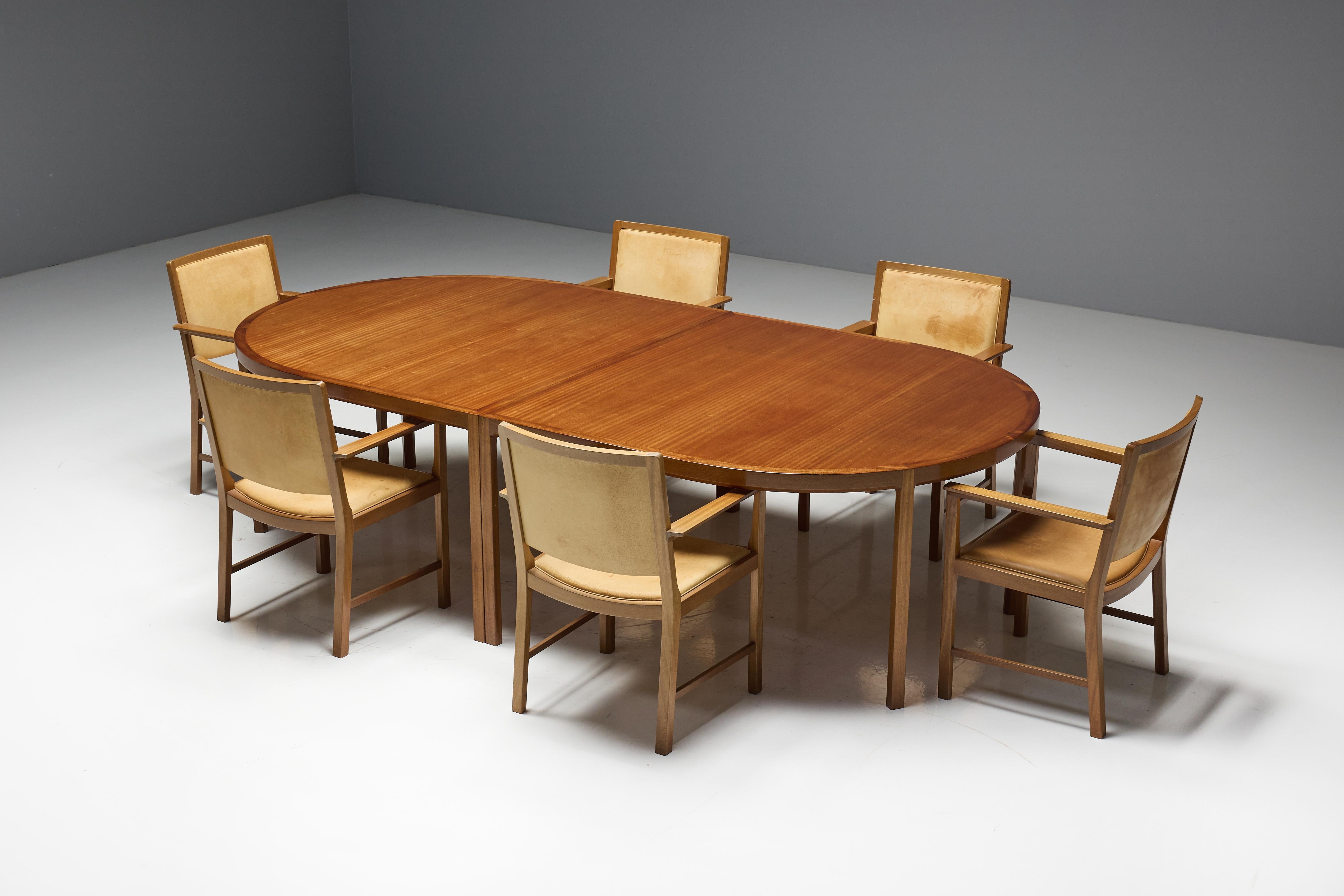 Scandinavian Modern Dining Table, Scandinavia, 1970s For Sale 5