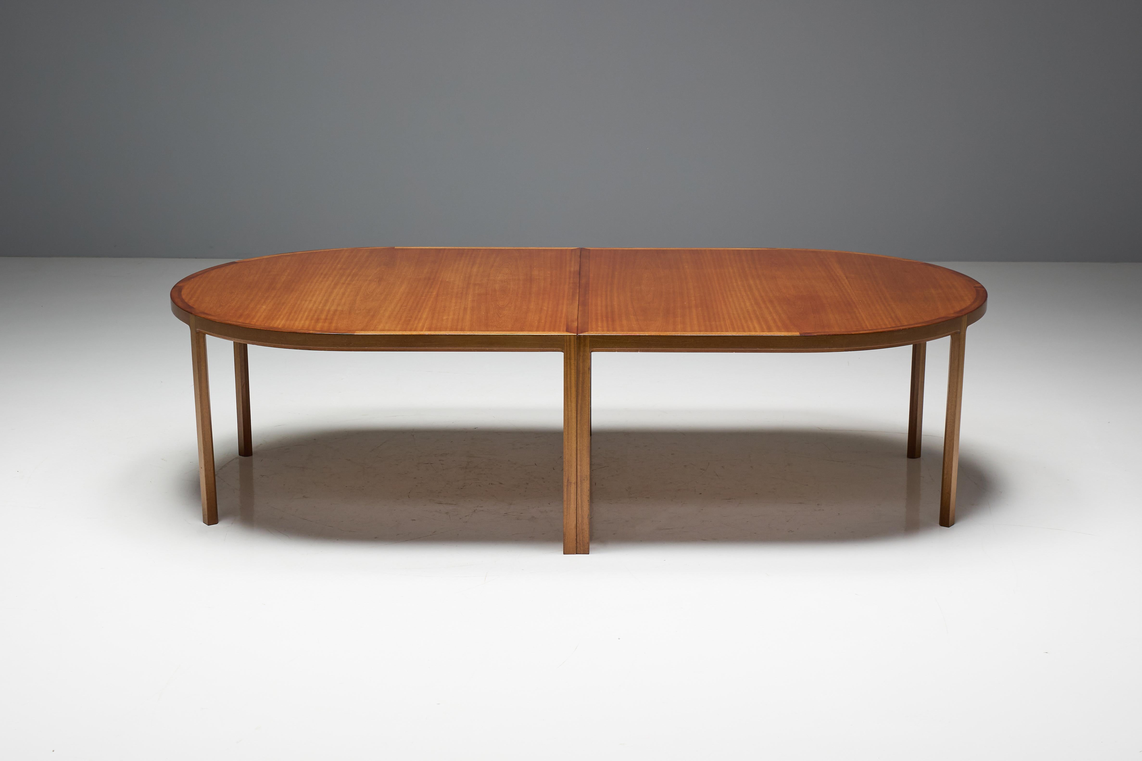 Late 20th Century Scandinavian Modern Dining Table, Scandinavia, 1970s For Sale