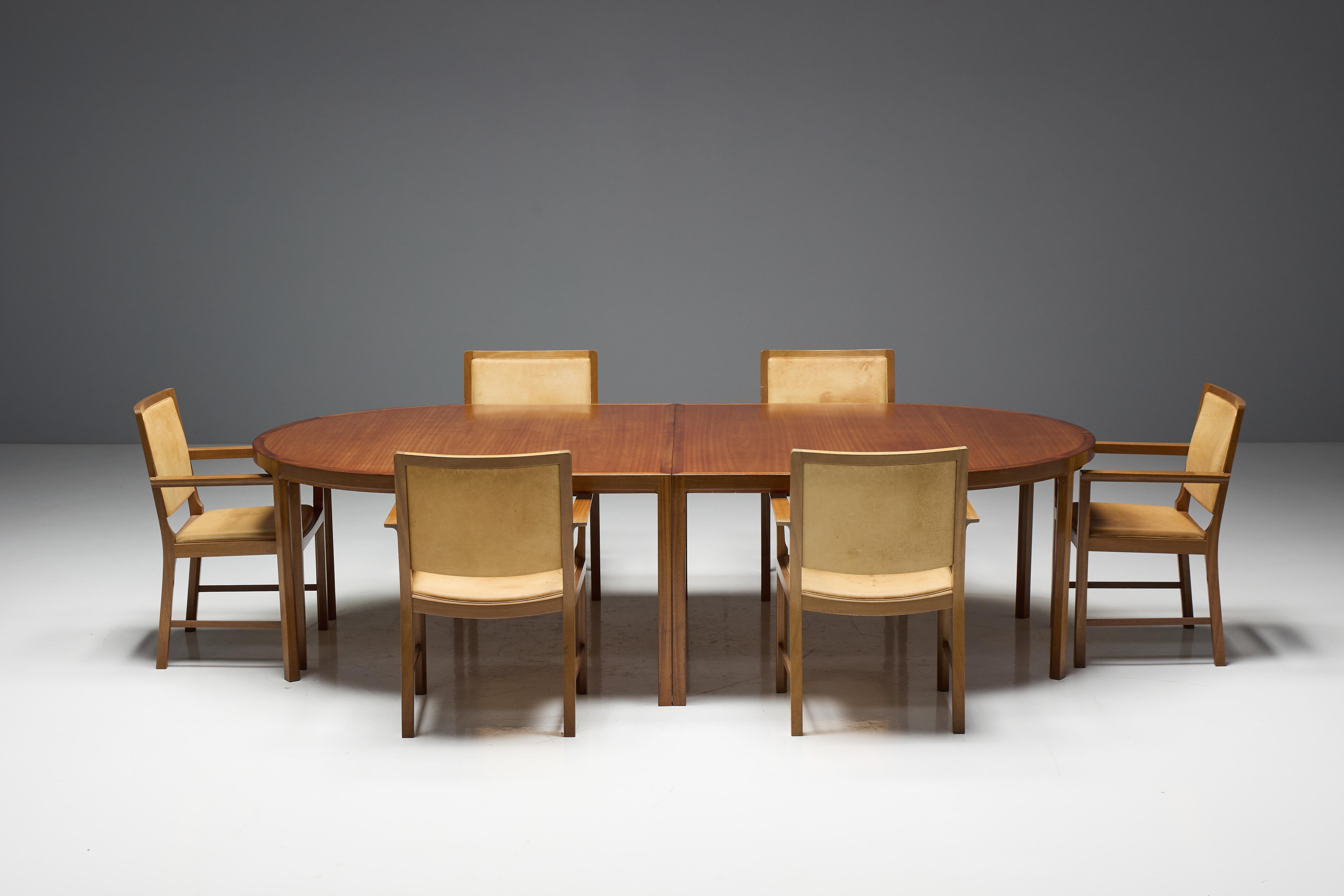 Scandinavian Modern Dining Table, Scandinavia, 1970s For Sale 4