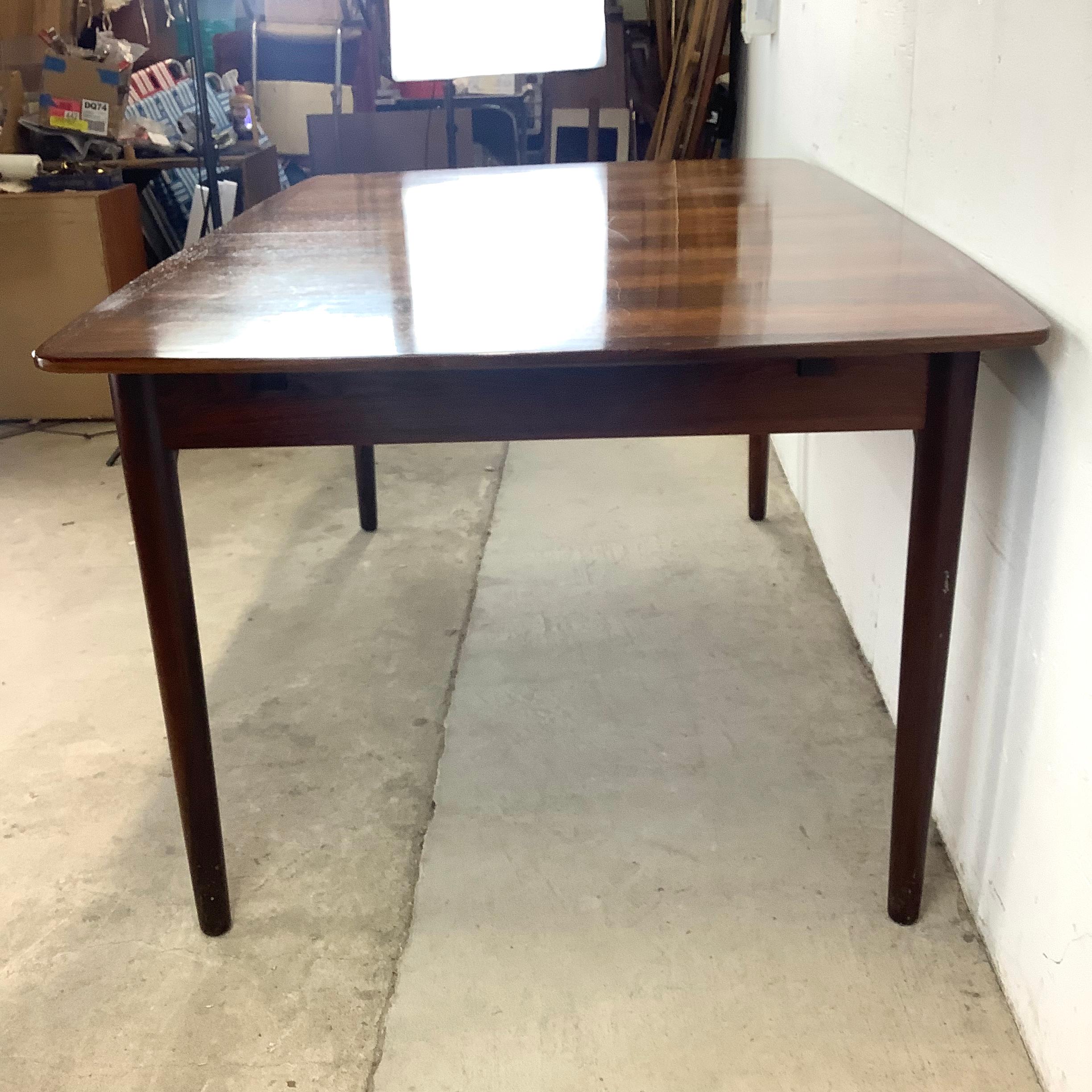 Scandinavian Modern Dining Table W/ Leaves 4