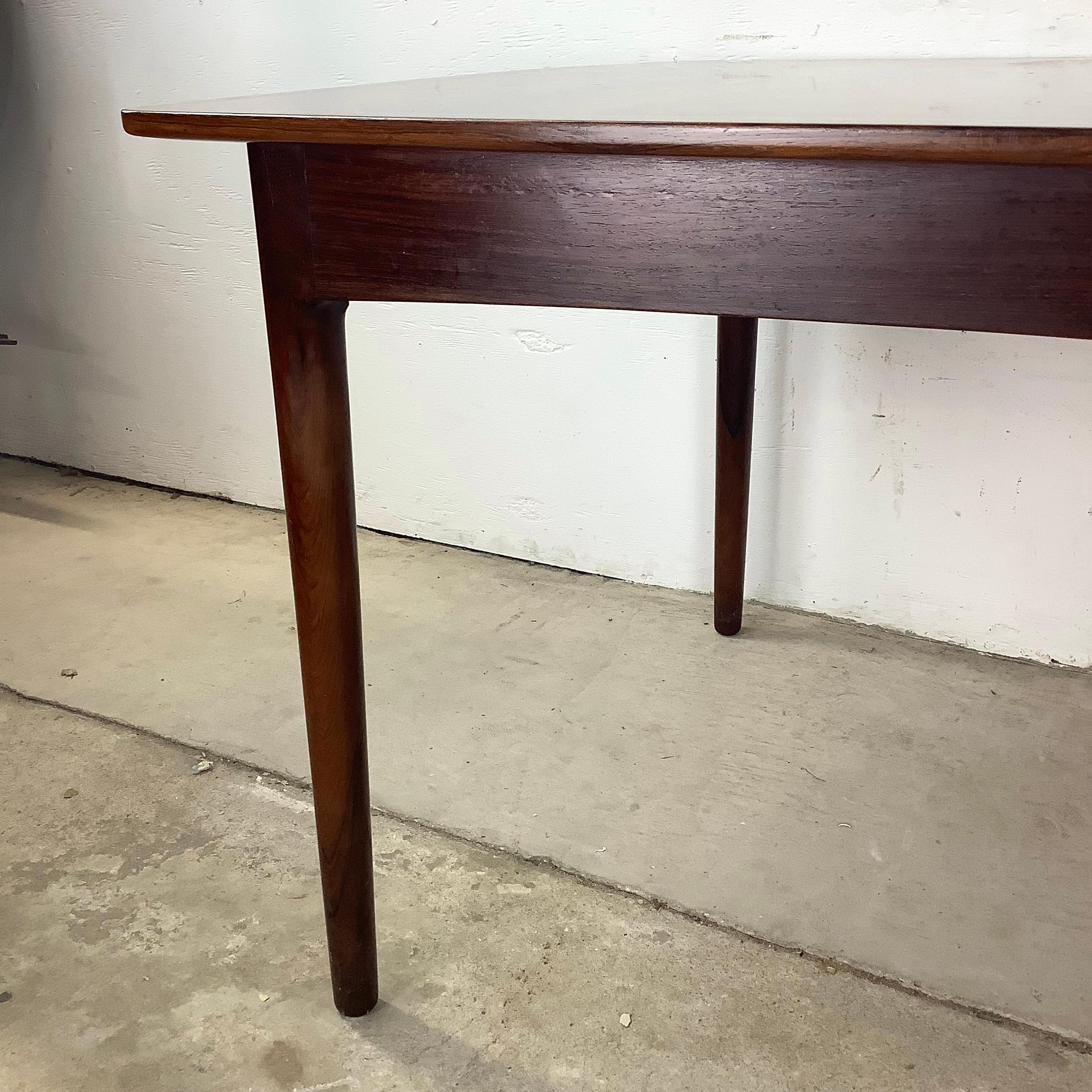 Scandinavian Modern Dining Table W/ Leaves 10