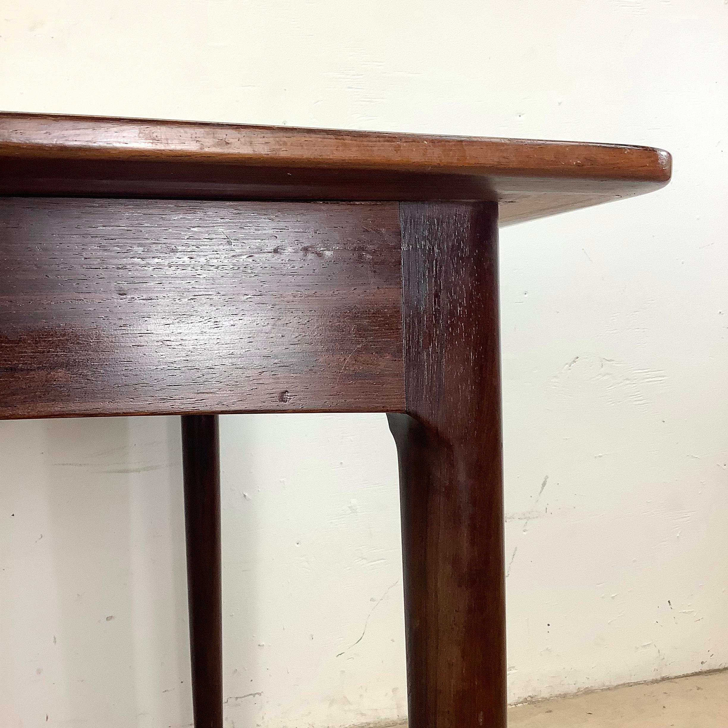 Scandinavian Modern Dining Table W/ Leaves 12