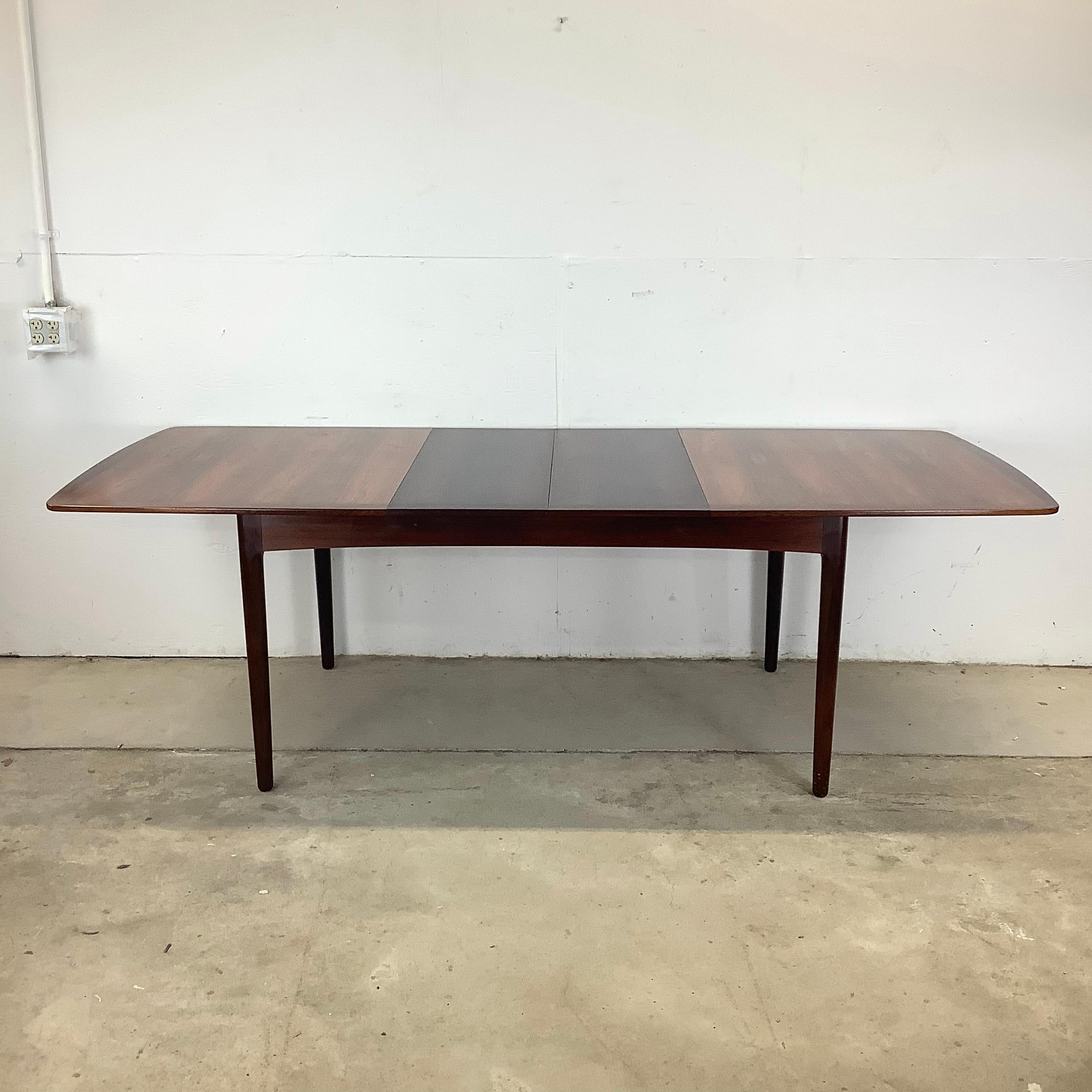 Danish Scandinavian Modern Dining Table W/ Leaves