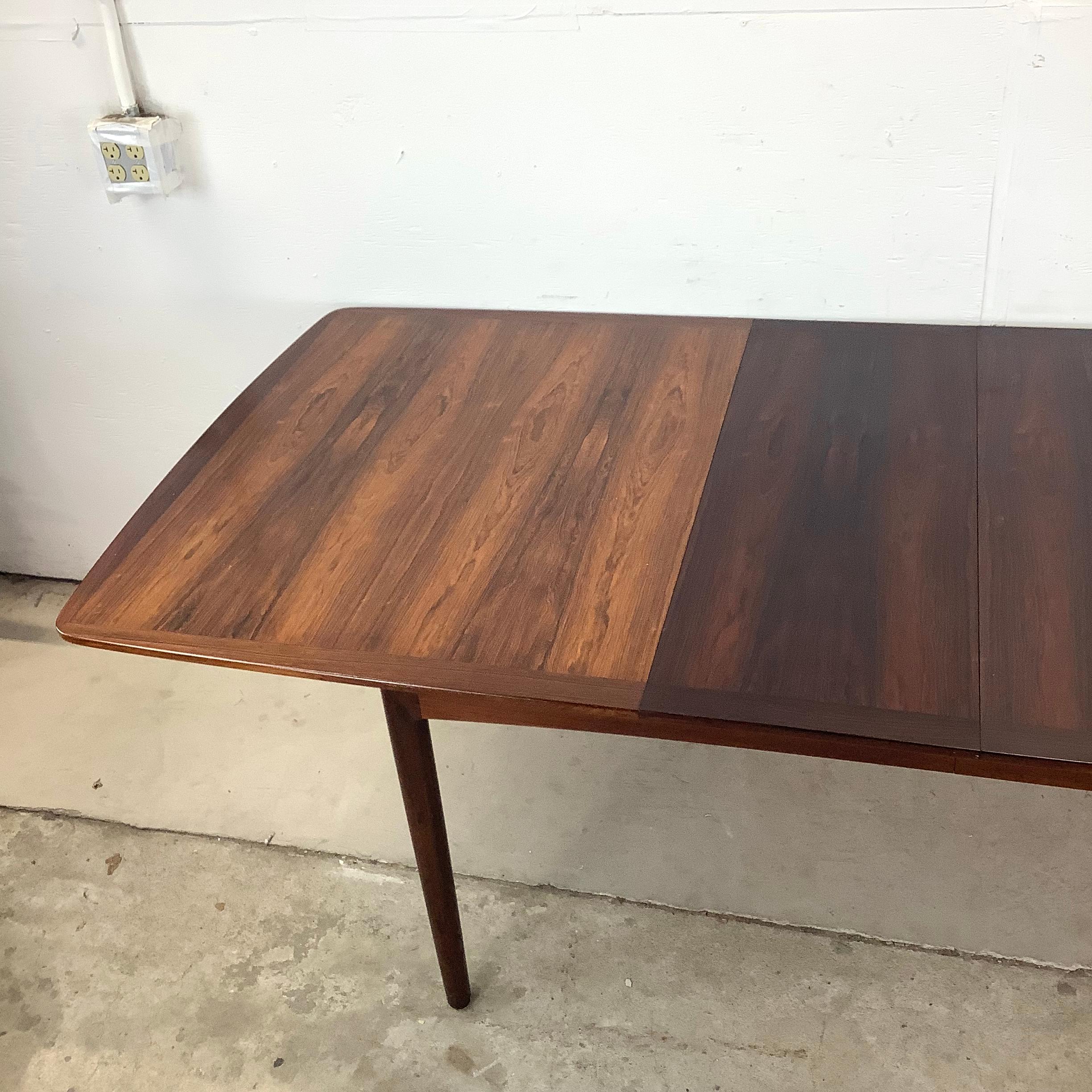 Veneer Scandinavian Modern Dining Table W/ Leaves