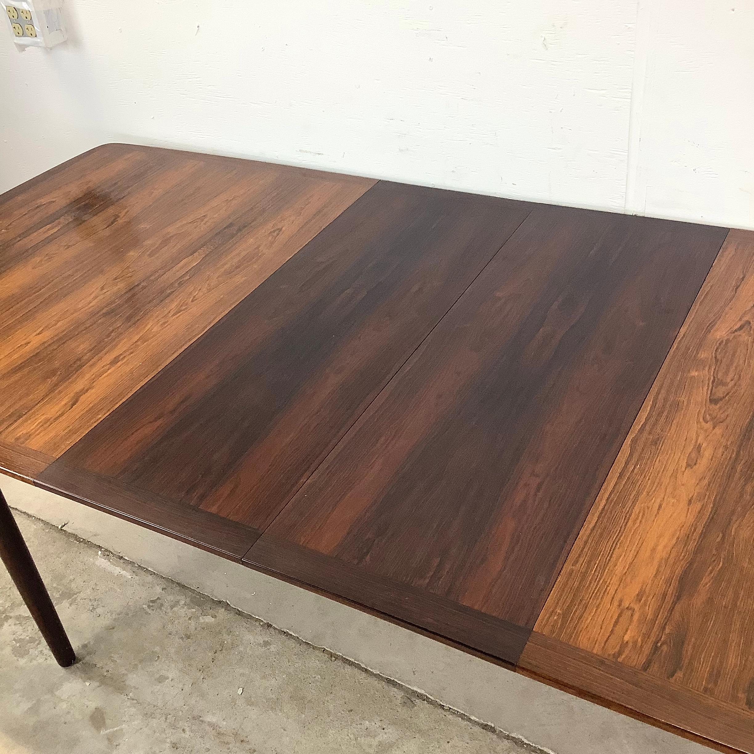 20th Century Scandinavian Modern Dining Table W/ Leaves