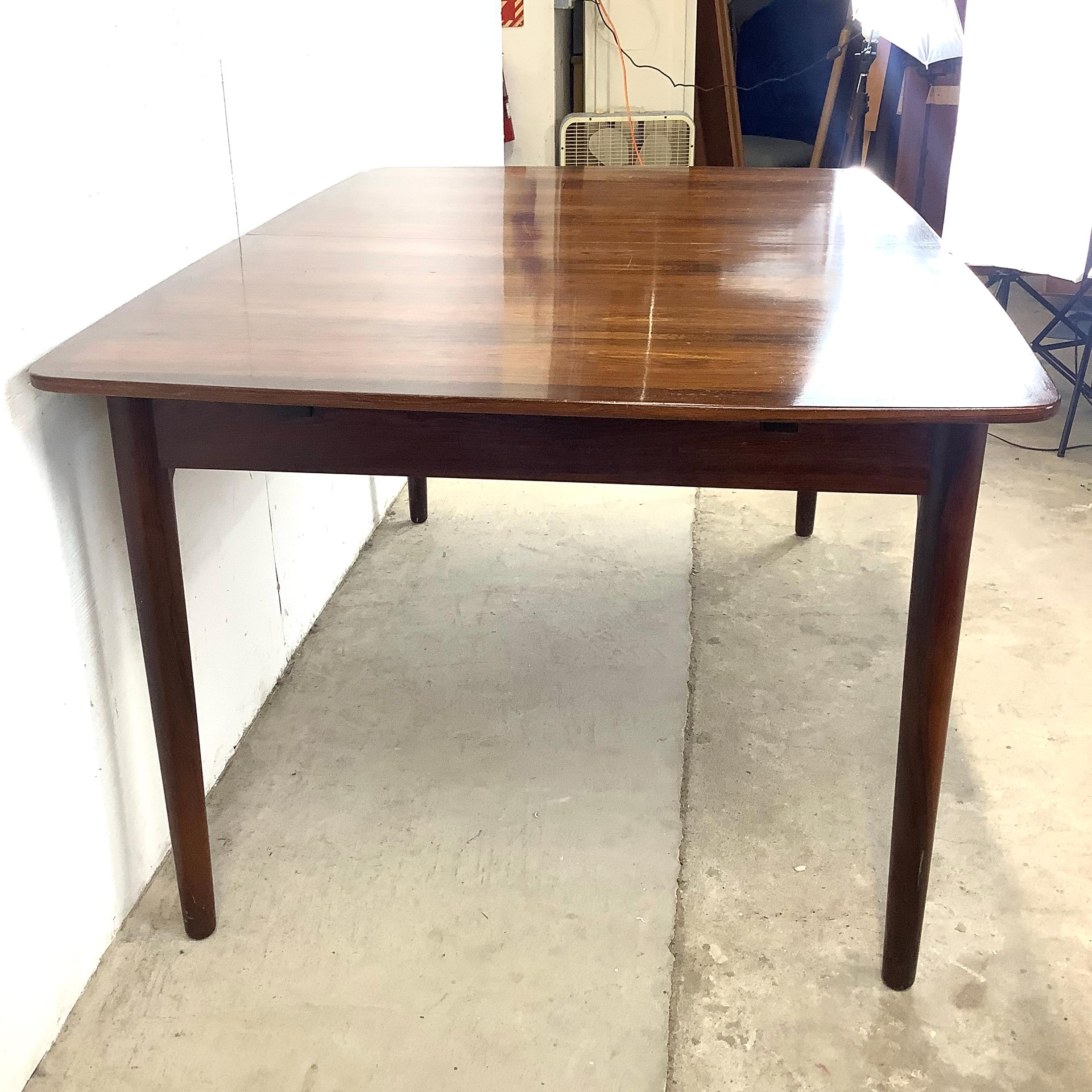 Scandinavian Modern Dining Table W/ Leaves 2