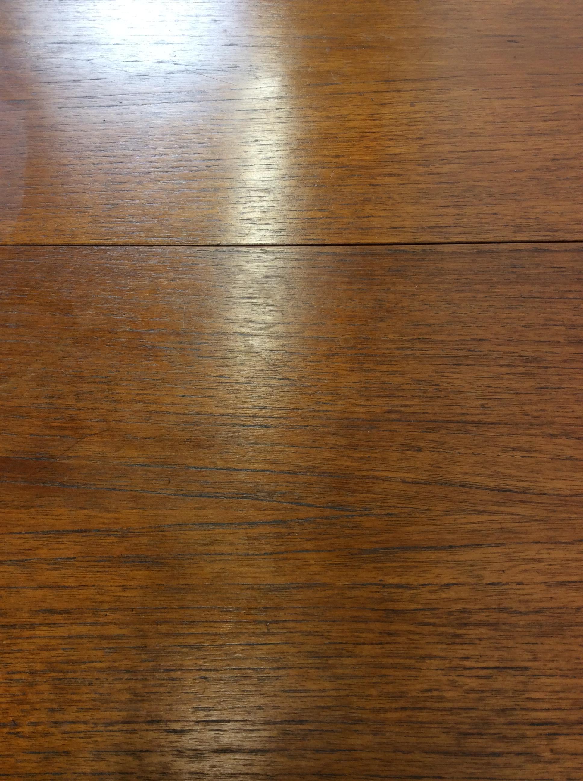 20th Century Scandinavian Modern Dining Table with Stowaway Leaf For Sale
