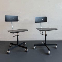 Scandinavian Modern Early KEVI Task Desk Chair By Jørgen Rasmussen