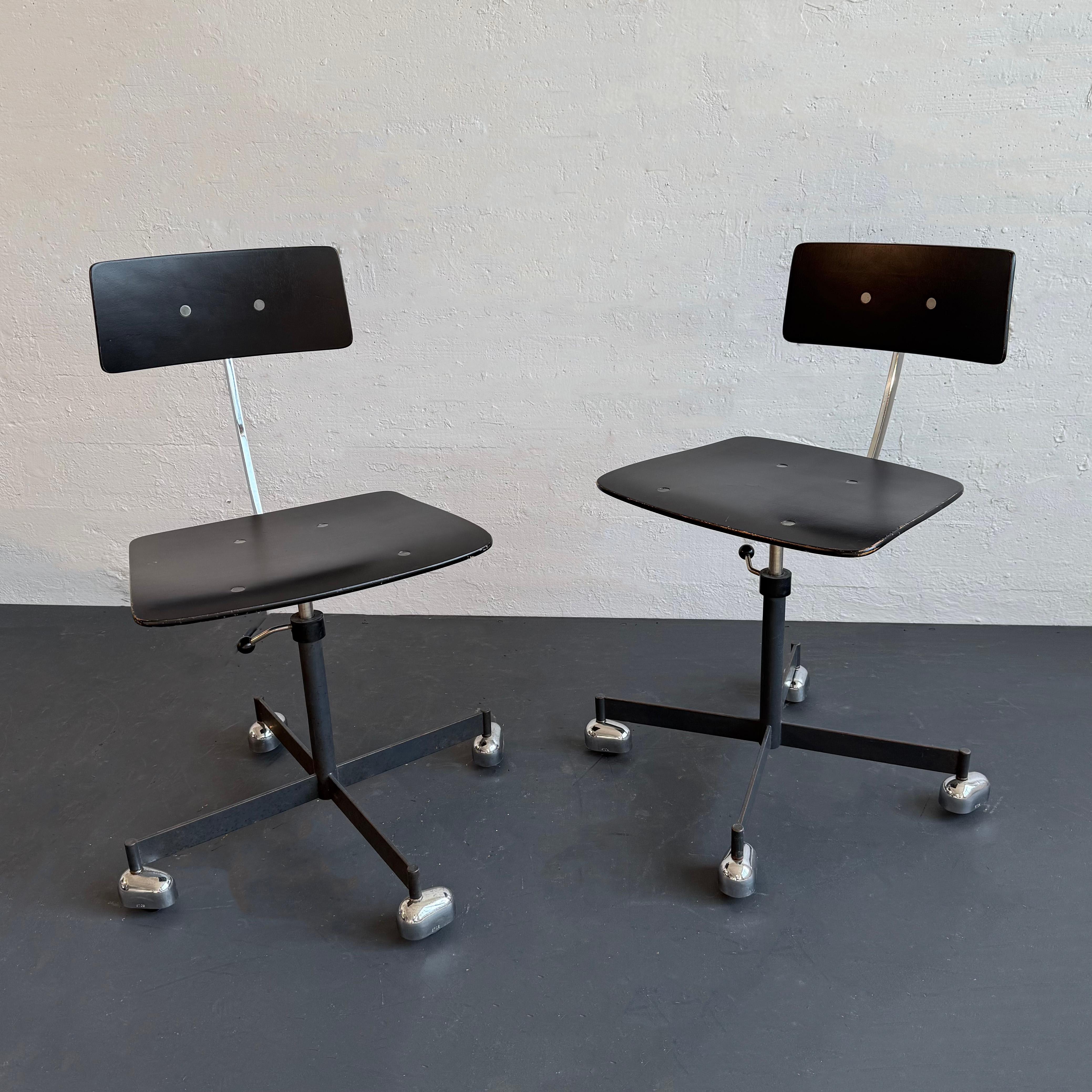 Silla de escritorio moderna escandinava KEVI Early Task Desk Chair By Jørgen Rasmussen Escandinavo moderno en venta