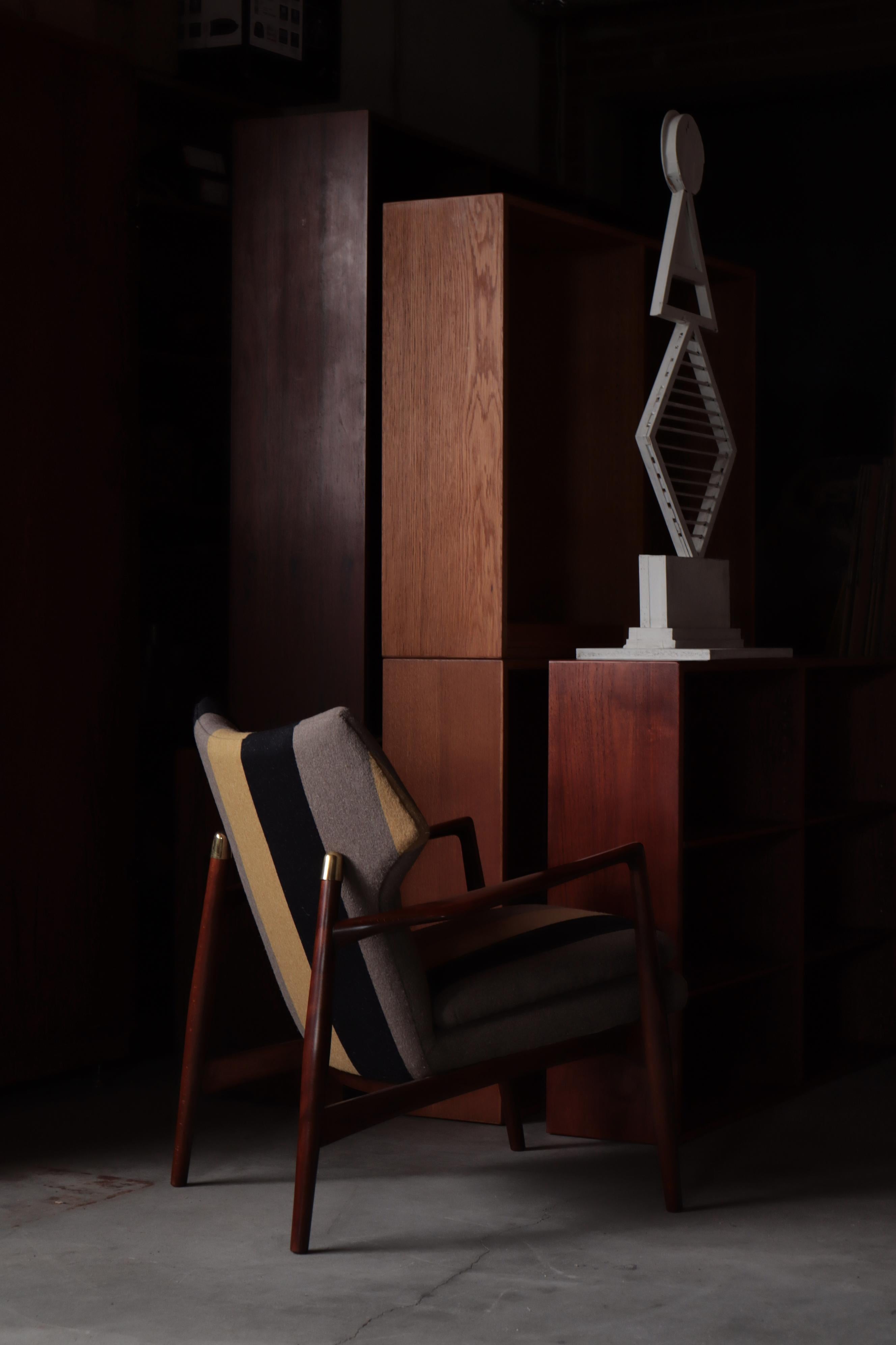 Fauteuil de repos moderne scandinave par Eva et Nils Koppell, Danemark, années 1950 en vente 12