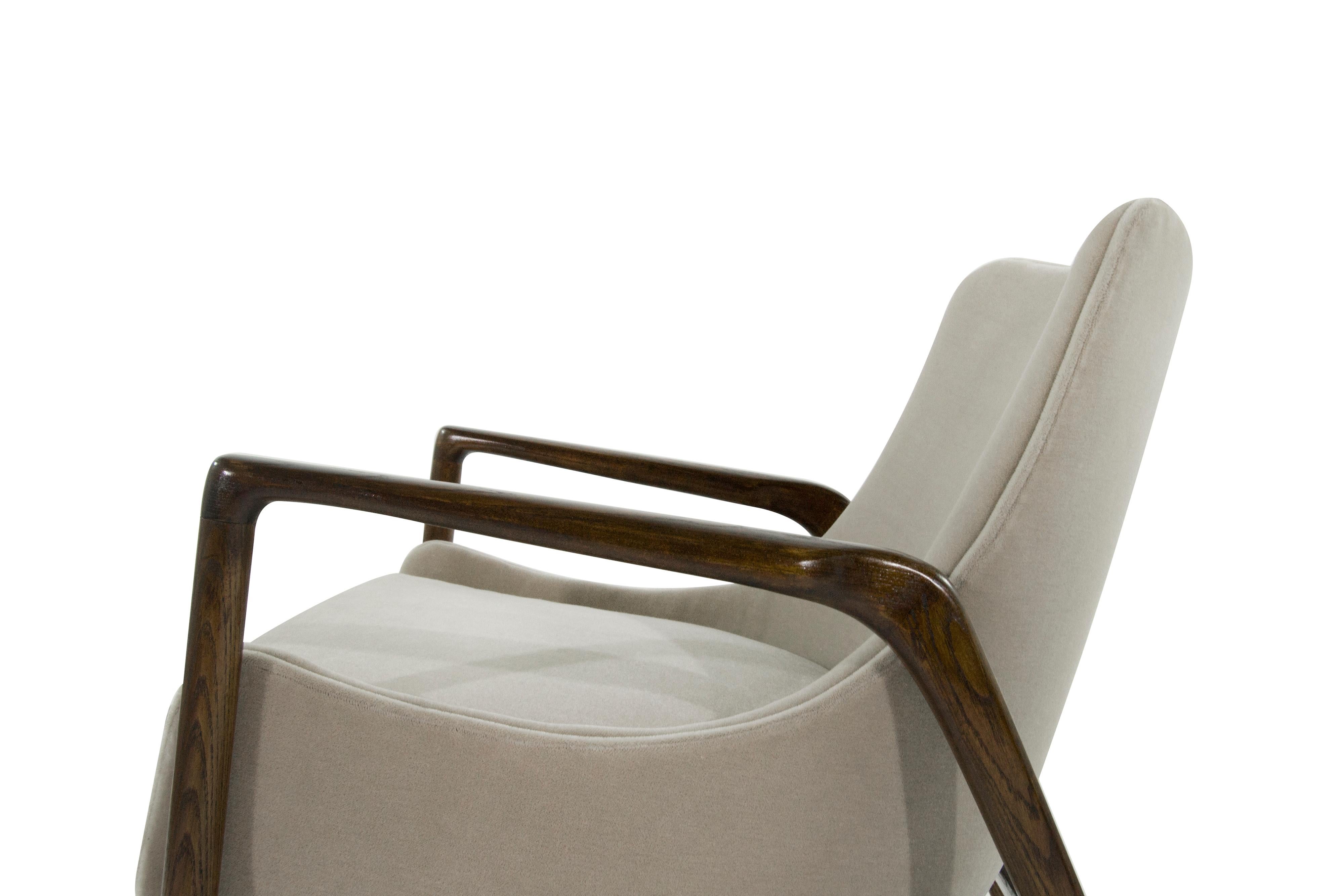 Scandinavian Modern Easy Lounge Chairs by Ib Kofod-Larsen, 1950s 3