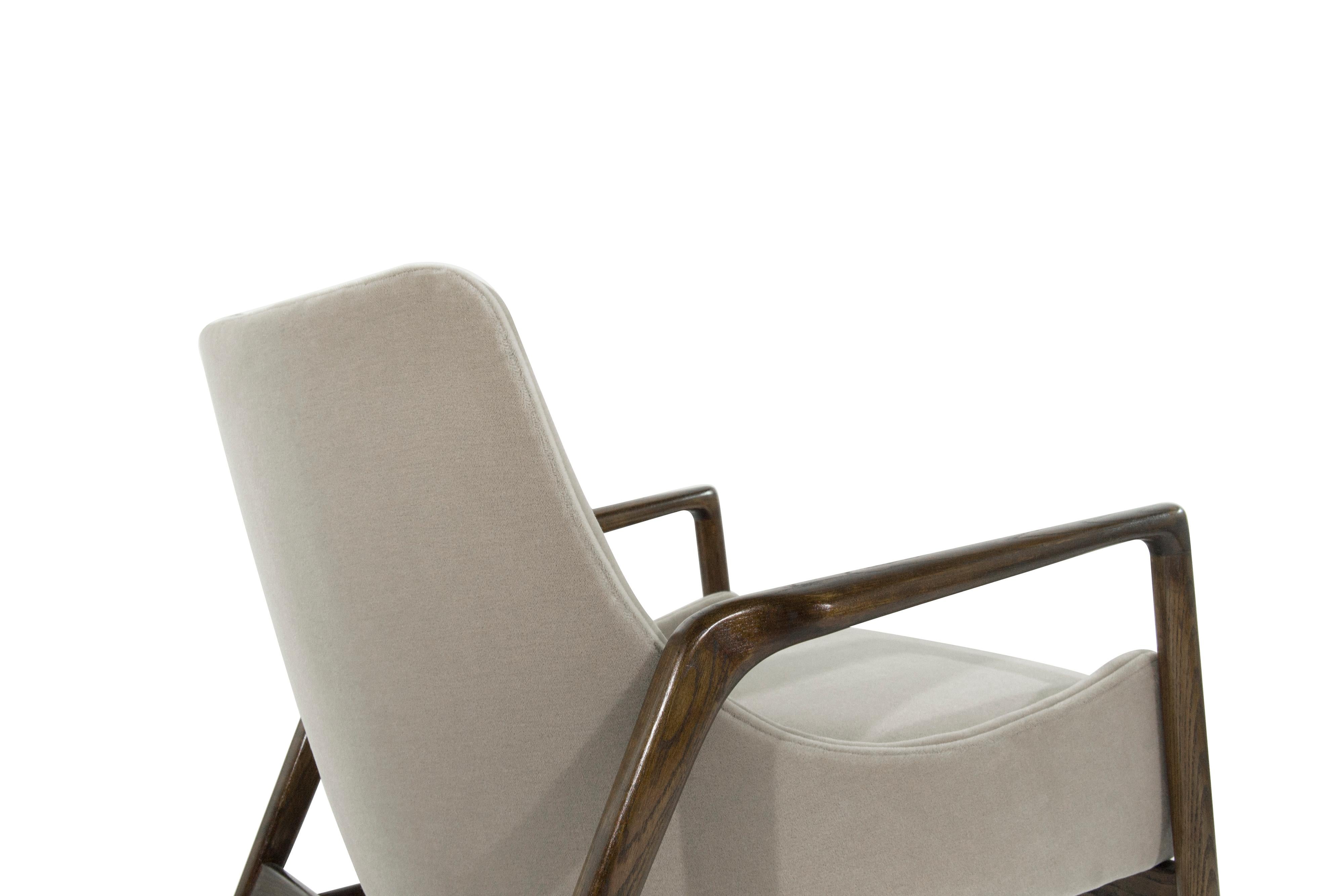 Scandinavian Modern Easy Lounge Chairs by Ib Kofod-Larsen, 1950s 1
