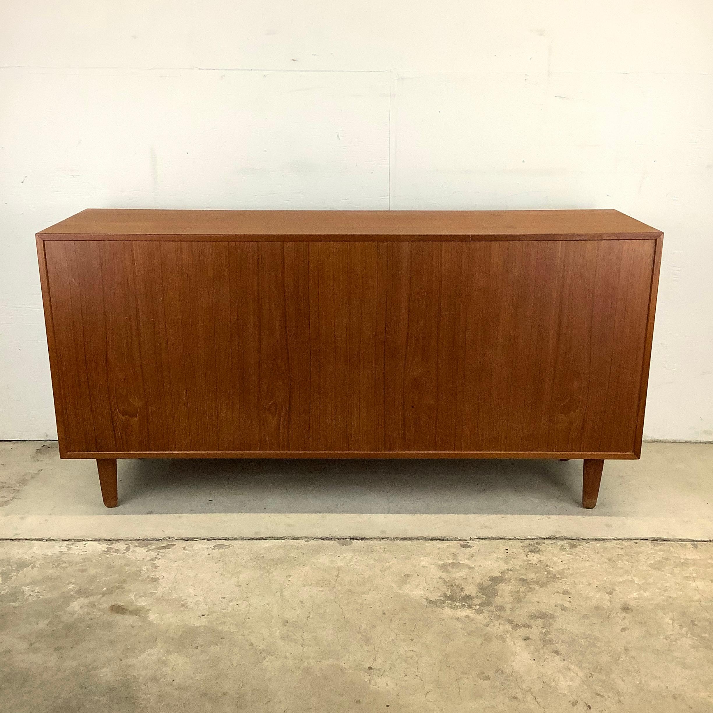 Scandinavian Modern Eight Drawer Teak Dresser by Lyby Møbler 6
