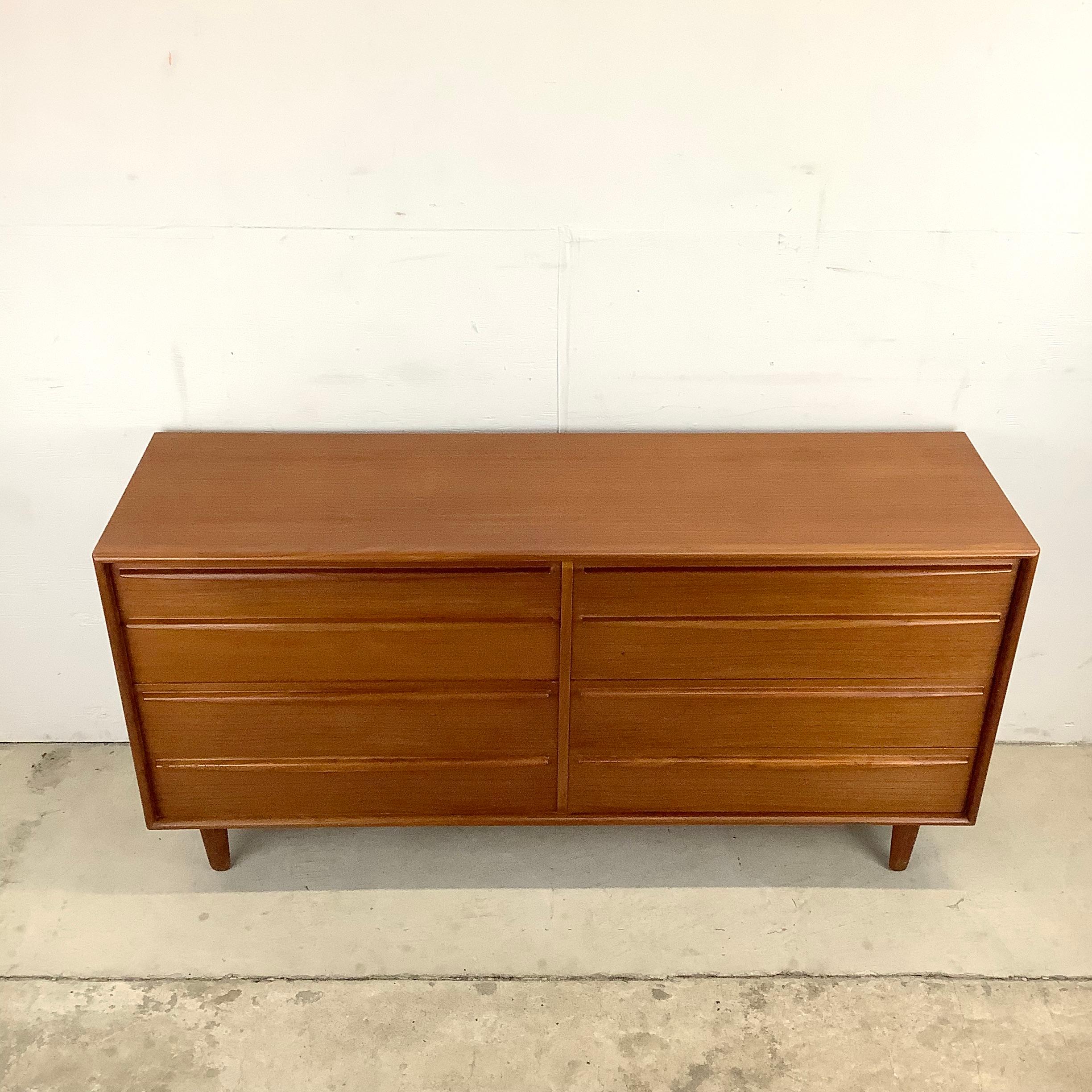 Other Scandinavian Modern Eight Drawer Teak Dresser by Lyby Møbler
