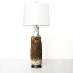 Scandinavian Modern Eija Karivirta Unique Stoneware Table Lamp, Finland