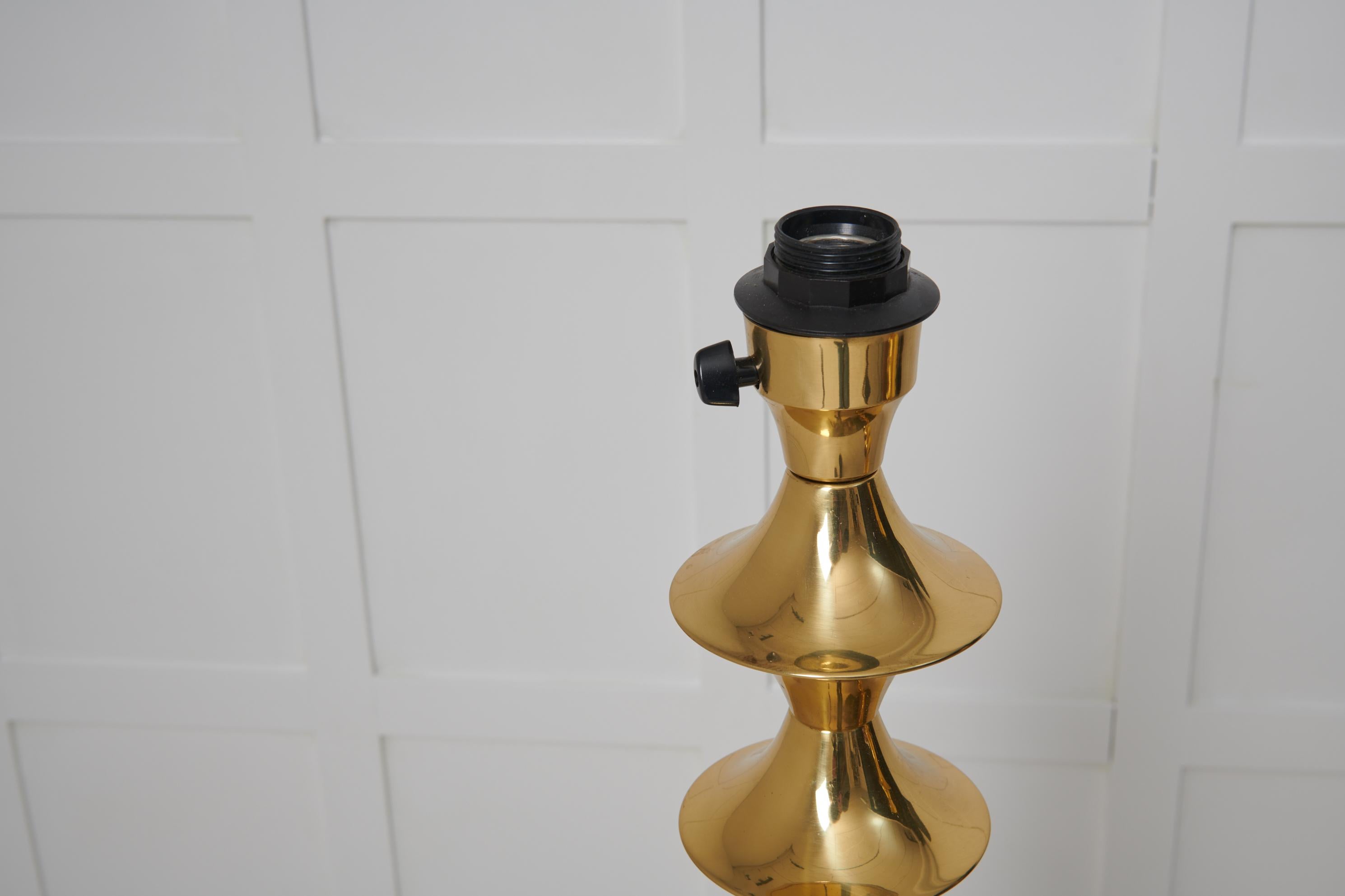Scandinavian Modern Elit AB Vintage Brass Floor Lamps  For Sale 2