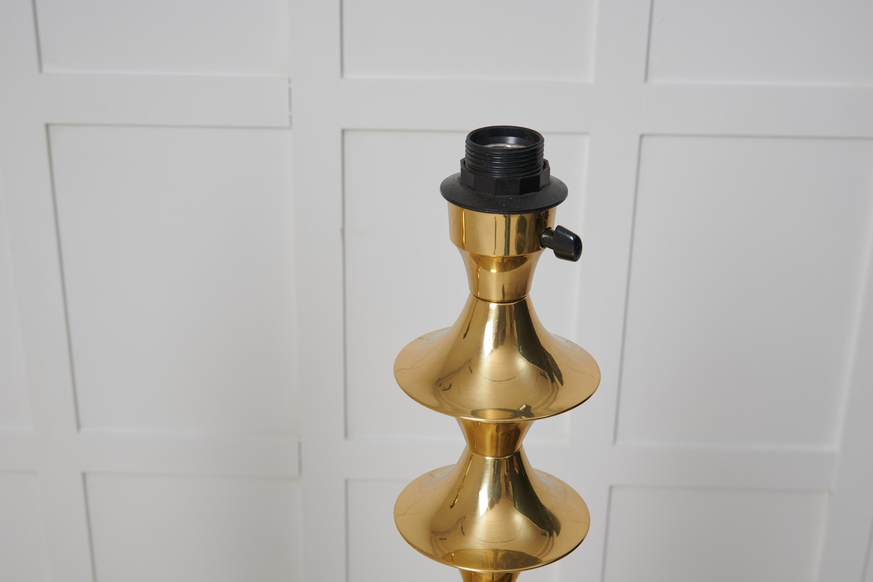 Scandinavian Modern Elit AB Vintage Brass Floor Lamps  For Sale 3