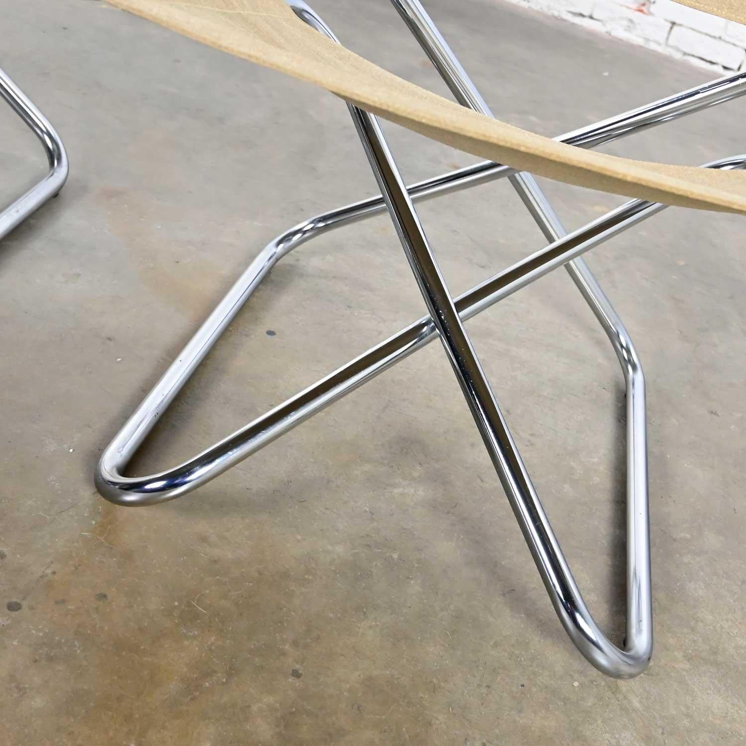 Scandinavian Modern Erik Magnussen Z Down Folding Chairs by Torben Orskov, Pair For Sale 6