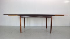 Scandinavian Modern Extendable Dinning Table by Dyrlund, 1960, Denmark