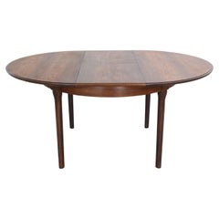 Vintage Scandinavian Modern Extendable Oval / Round Dinning Table, 1960, Denmark