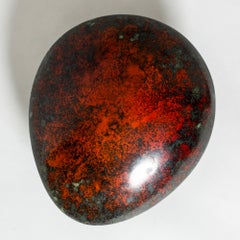 Scandinavian Modern Faience jar by Hans Hedberg, Biot, France