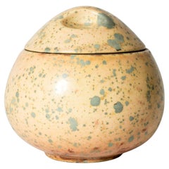 Scandinavian Modern Faience jar by Hans Hedberg, Biot, France