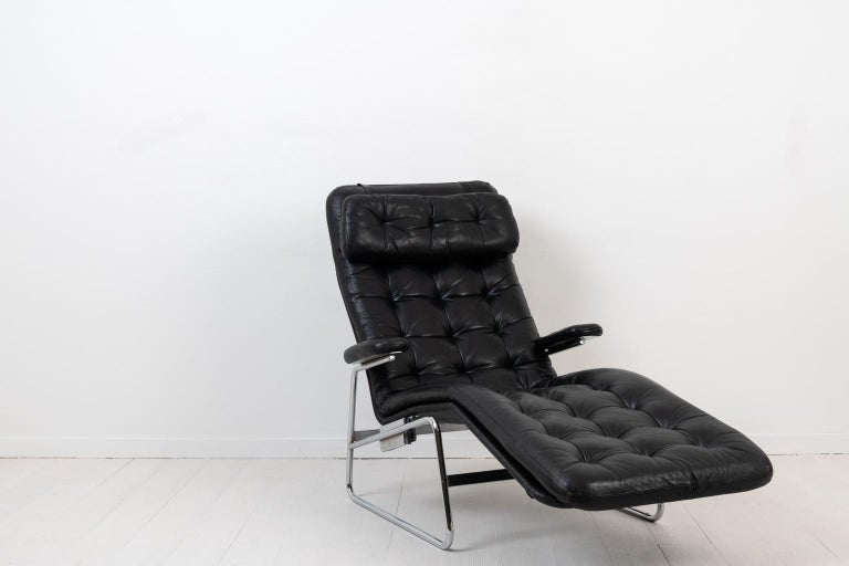 Swedish Scandinavian Modern Fenix by DUX Lounge Chair For Sale