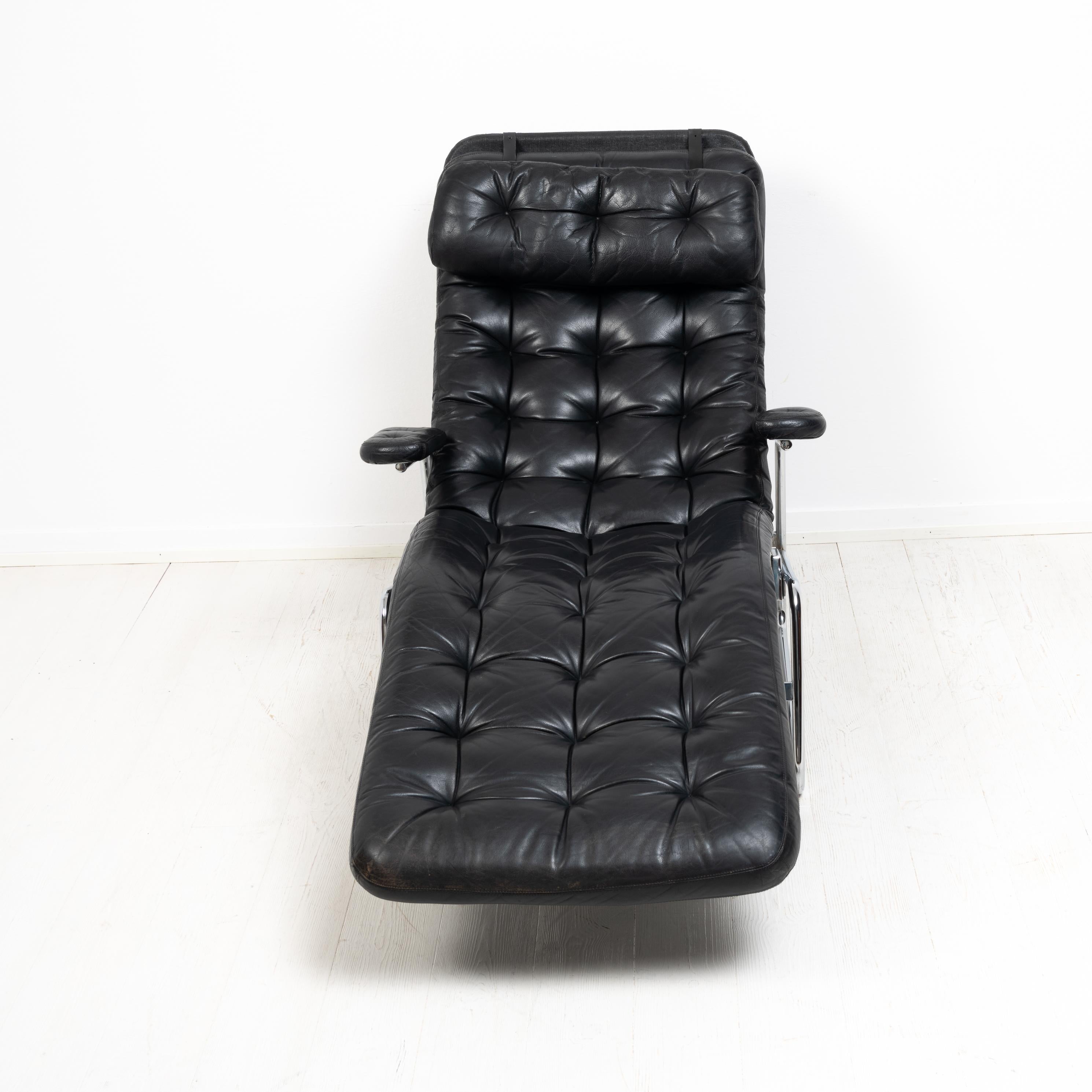 Scandinavian Modern Fenix by DUX Lounge Chair In Good Condition In Kramfors, SE