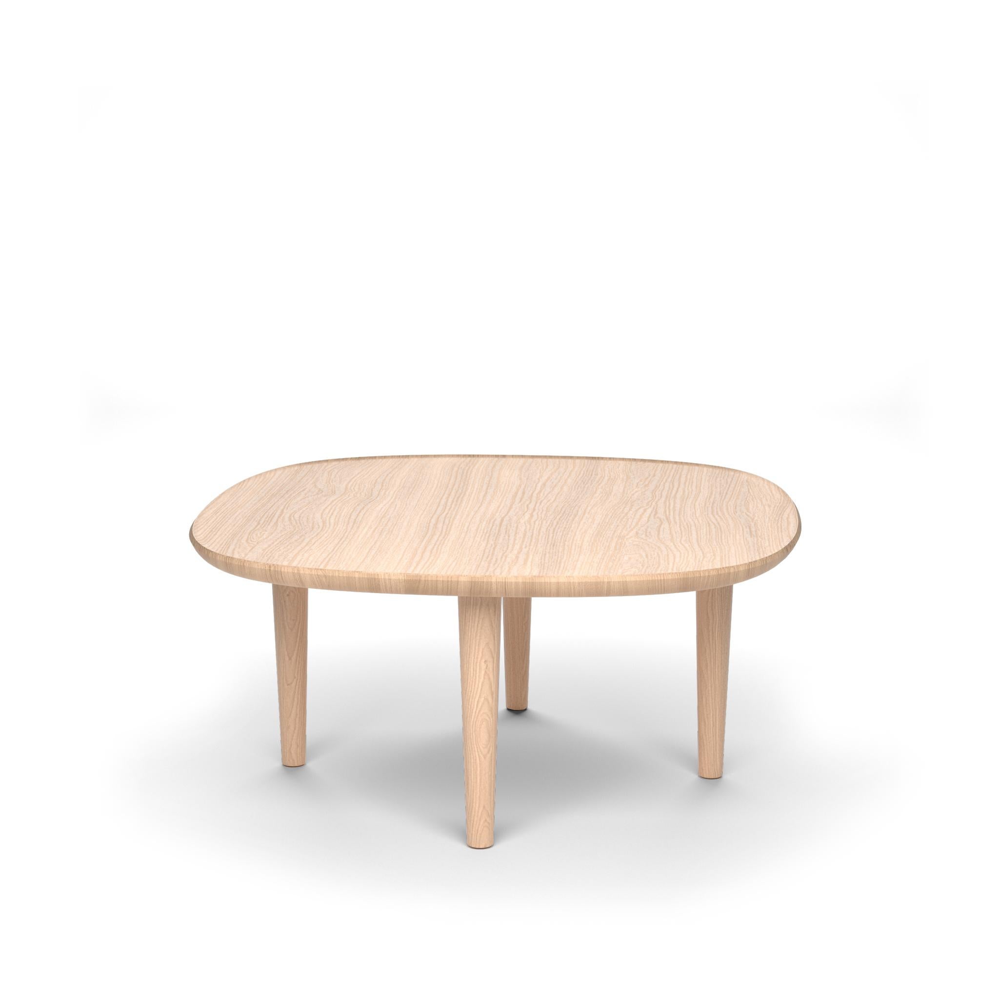 Scandinavian Modern 'Fiori' Table 65 by Antrei Hartikainen x Poiat, Black Oak For Sale 7