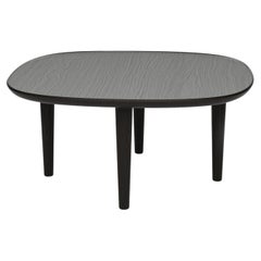 Scandinavian Modern 'Fiori' Table 65 by Antrei Hartikainen x Poiat, Black Oak