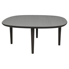 Scandinavian Modern 'Fiori' Table 85 by Antrei Hartikainen x Poiat, Black Oak 