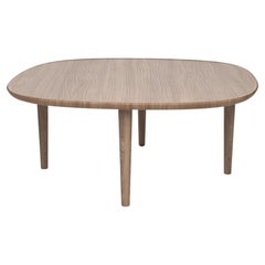 Scandinavian Modern 'Fiori' Table 85 by Antrei Hartikainen x Poiat, Dark Oak