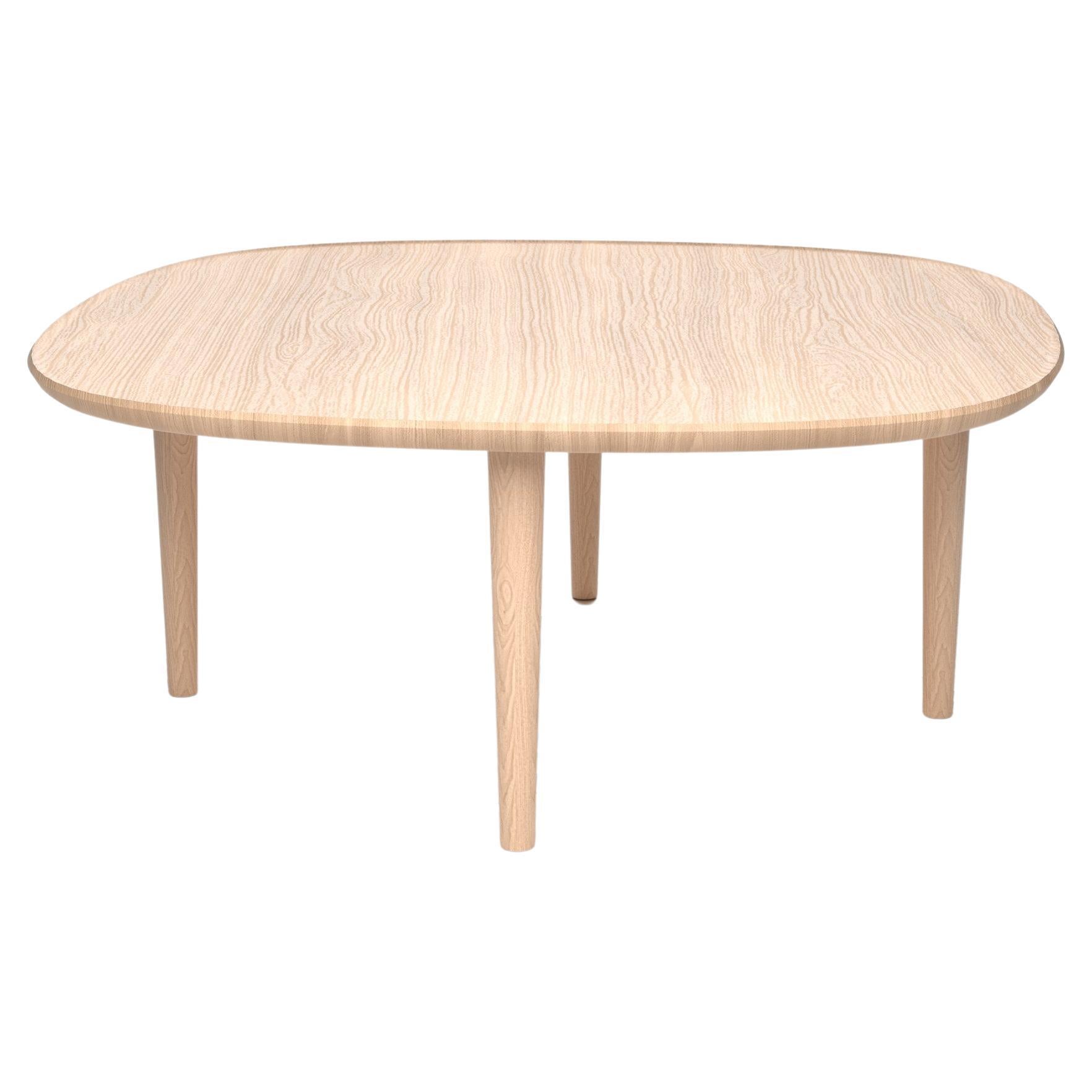 Scandinavian Modern 'Fiori' Table 85 by Antrei Hartikainen x Poiat, Oak For Sale