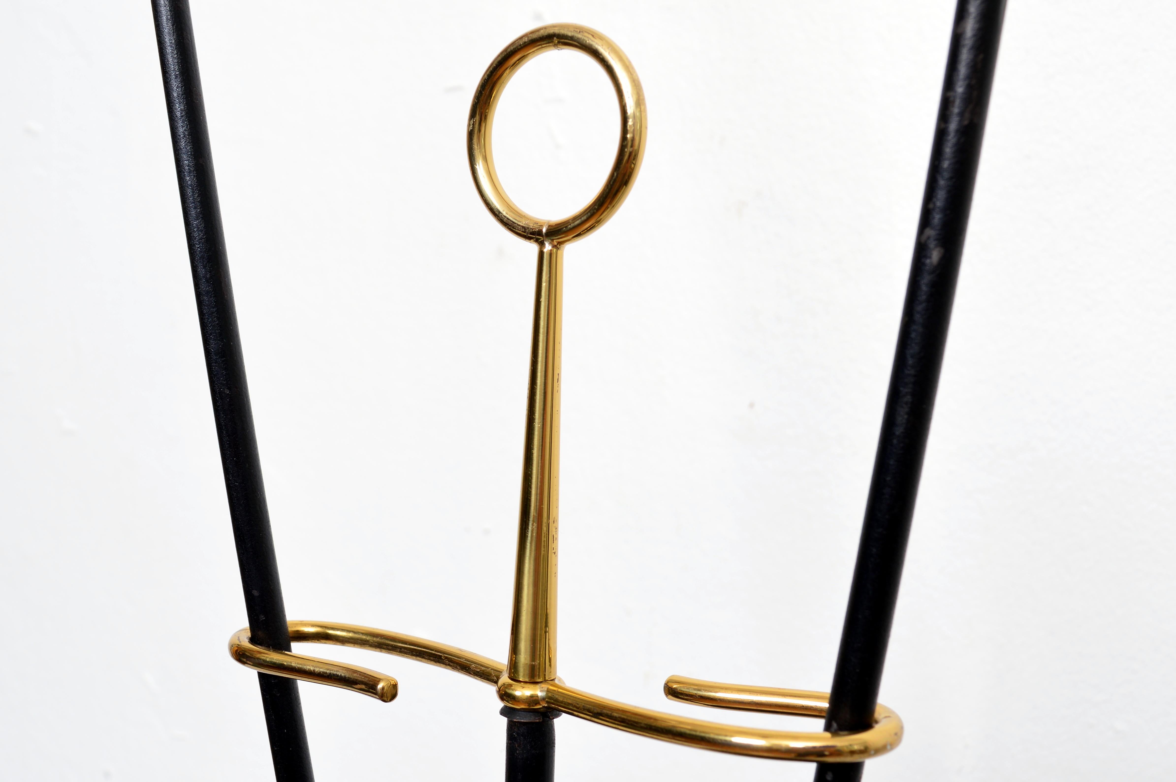 Scandinavian Modern Fireplace Tools by Gunnar Ander for Ystad Metall For Sale 2