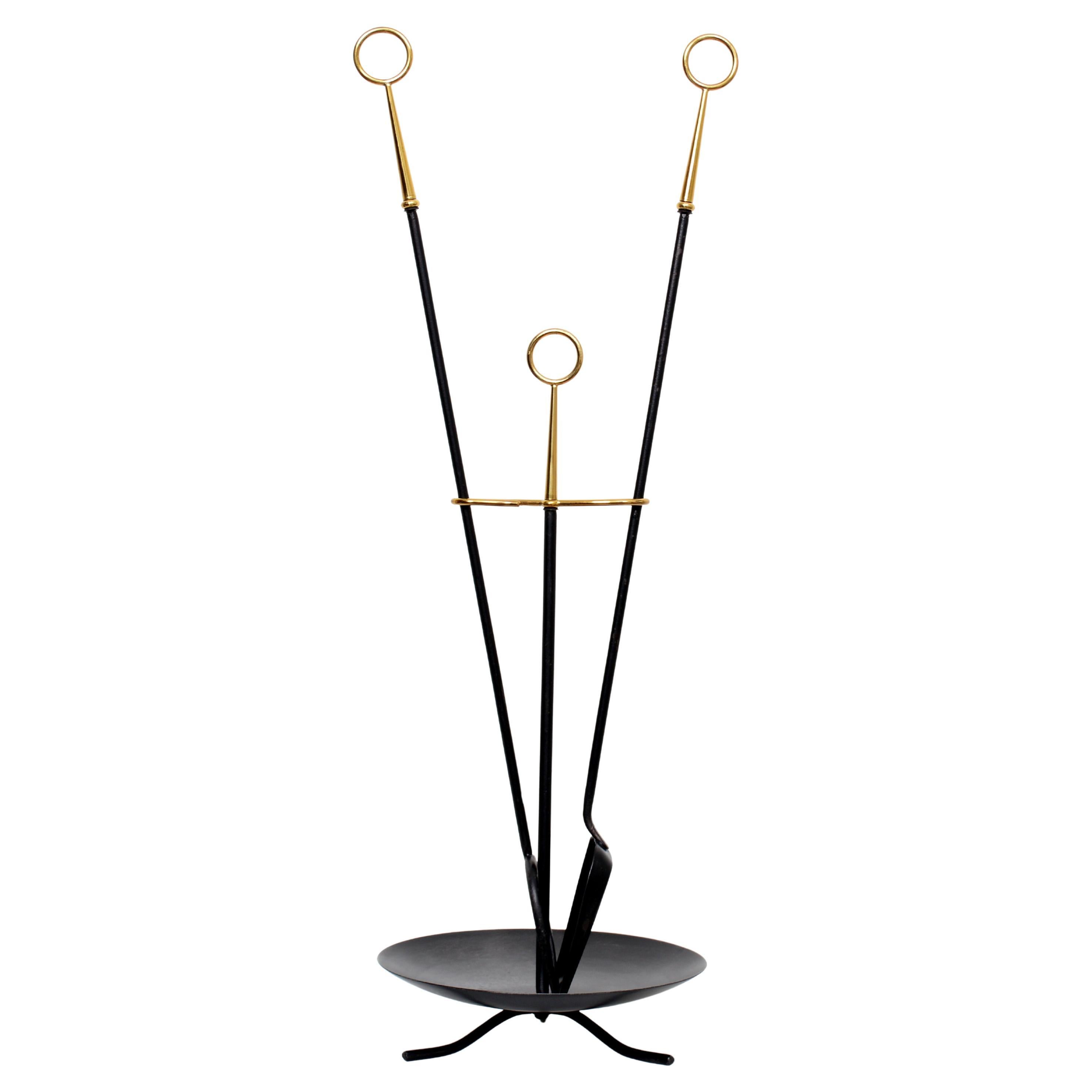 Herramientas para chimeneas modernas escandinavas de Gunnar Ander para Ystad Metall