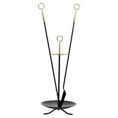 Herramientas para chimeneas modernas escandinavas de Gunnar Ander para Ystad Metall