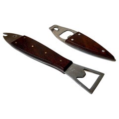 Apribottiglie moderno scandinavo a forma di pesce, anni '60