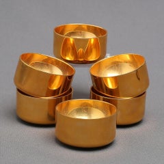 Scandinavian Modern Flask with 6 Cups, Pierre Forssell 1960's