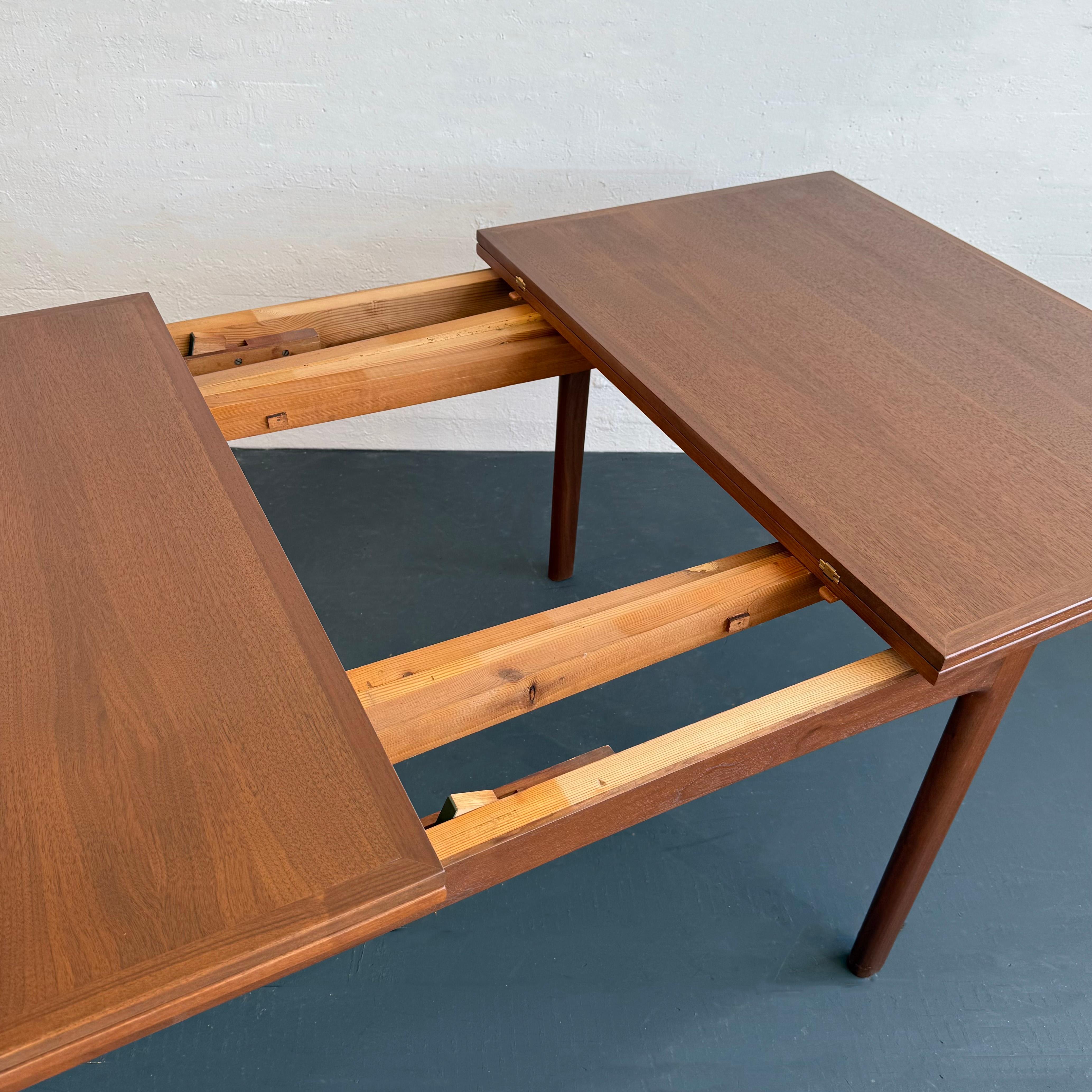 Scandinavian Modern Flip Top Expanding Dining Table By Folke Ohlsson For DUX For Sale 5