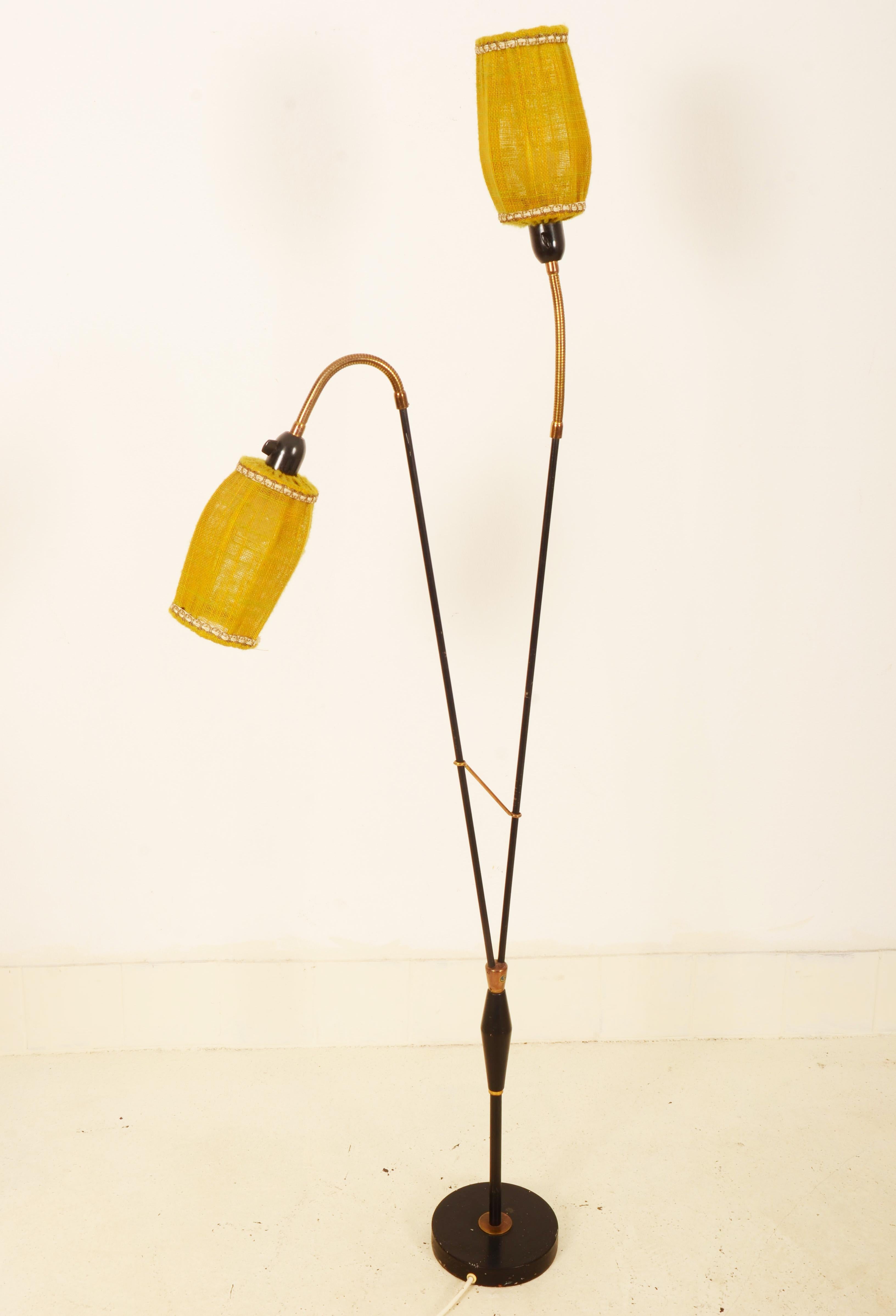 Swedish Scandinavian Modern Floor Lamp by Ateljé Lyktan For Sale