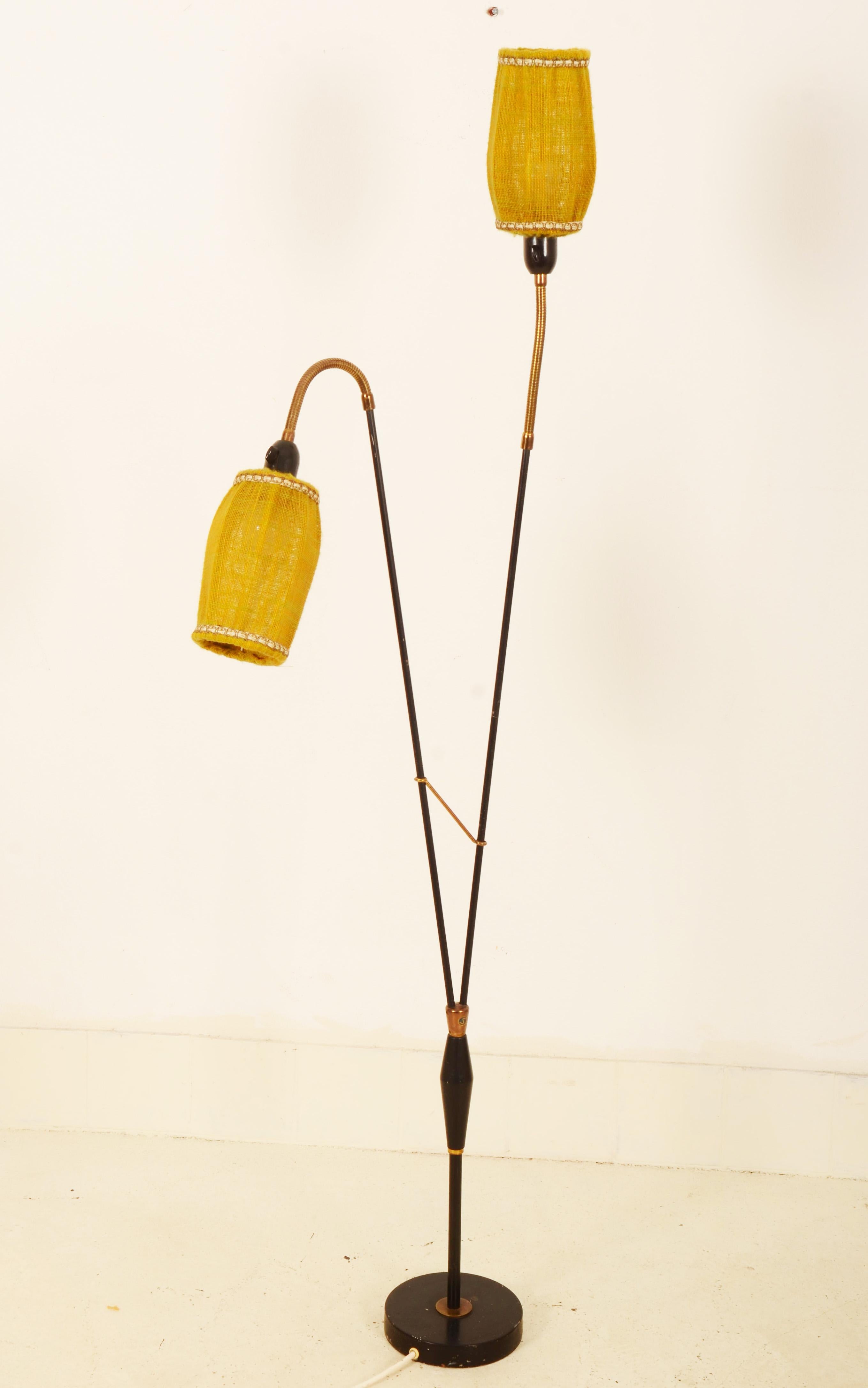 Mid-20th Century Scandinavian Modern Floor Lamp by Ateljé Lyktan For Sale