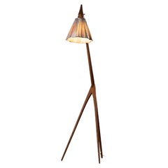  Scandinavian Modern floor lamp by UNO & ÖSTEN KRISTIANSSON, Giraffen in teak