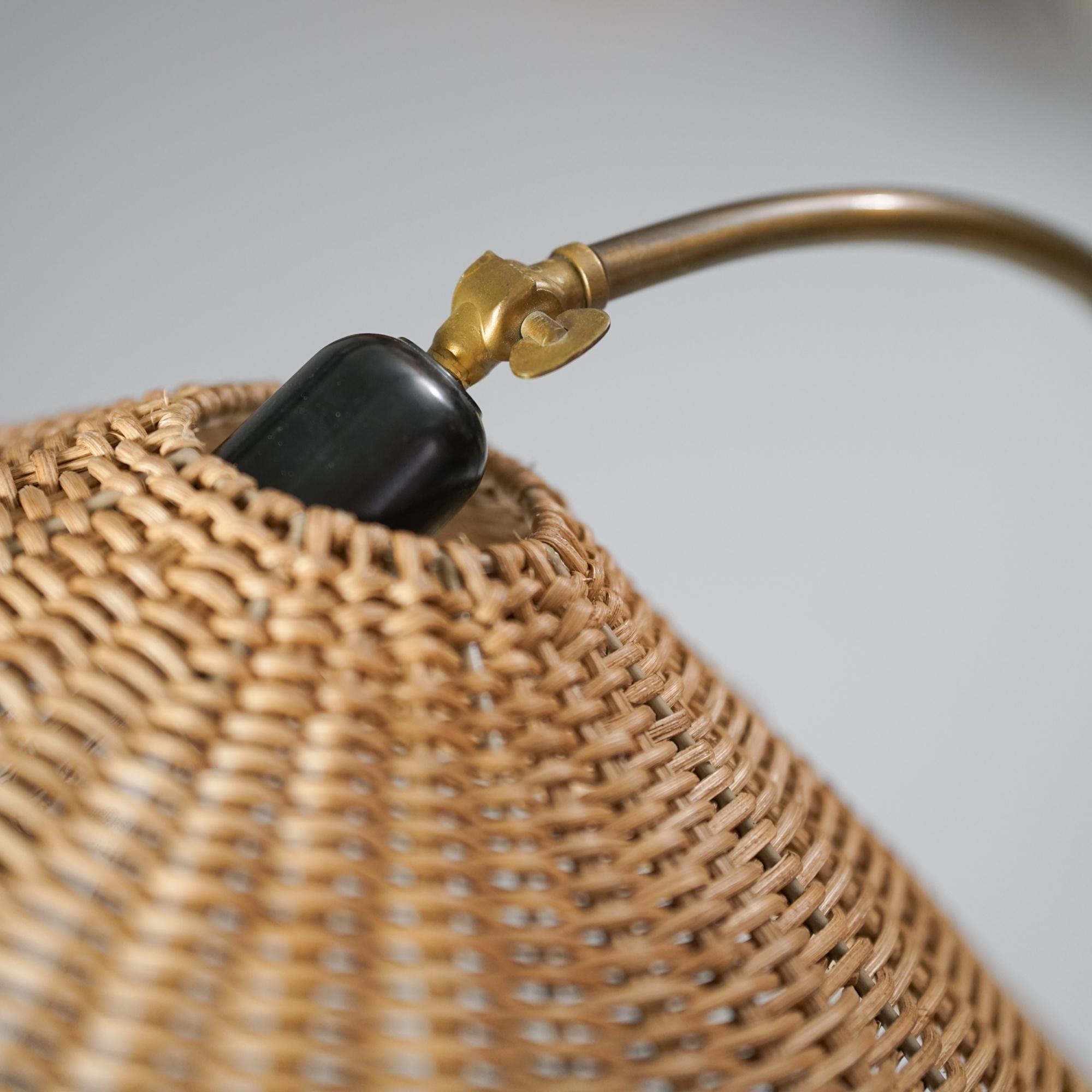 Brass Scandinavian Modern Floor Lamp, Finland, 1950s For Sale