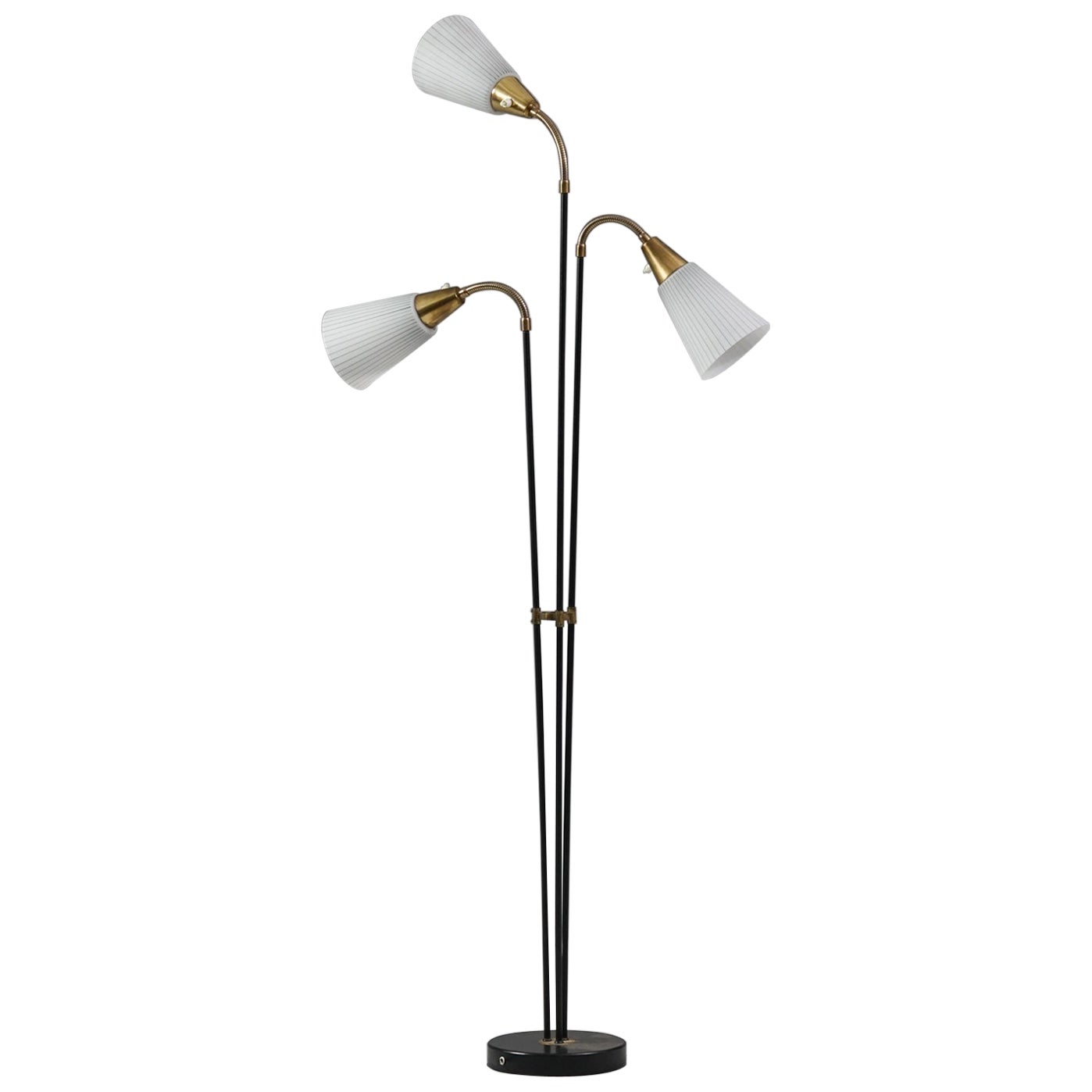 Lampadaire moderne scandinave, Finlande, années 1950 en vente