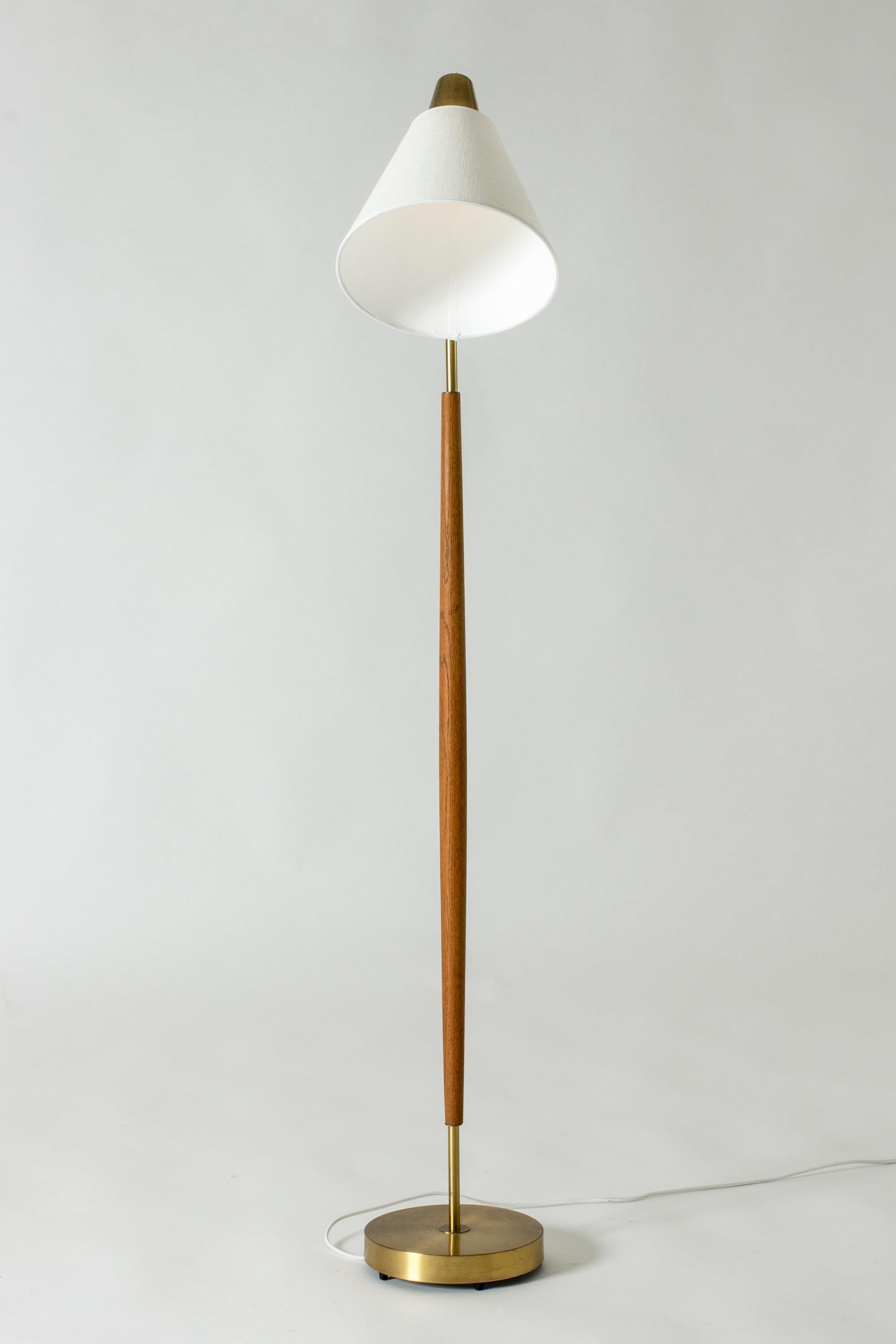 Metal Scandinavian Modern Floor Lamp from Falkenbergs Belysning, 1950s