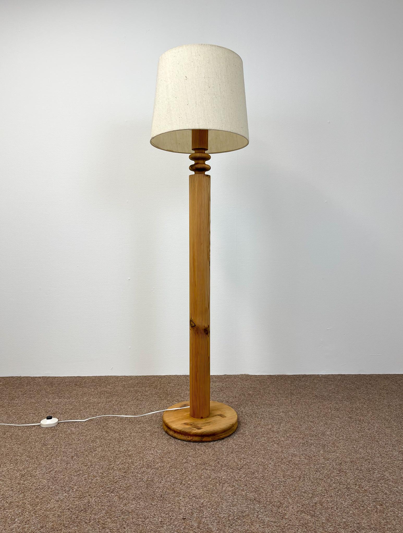 pine floor lamp