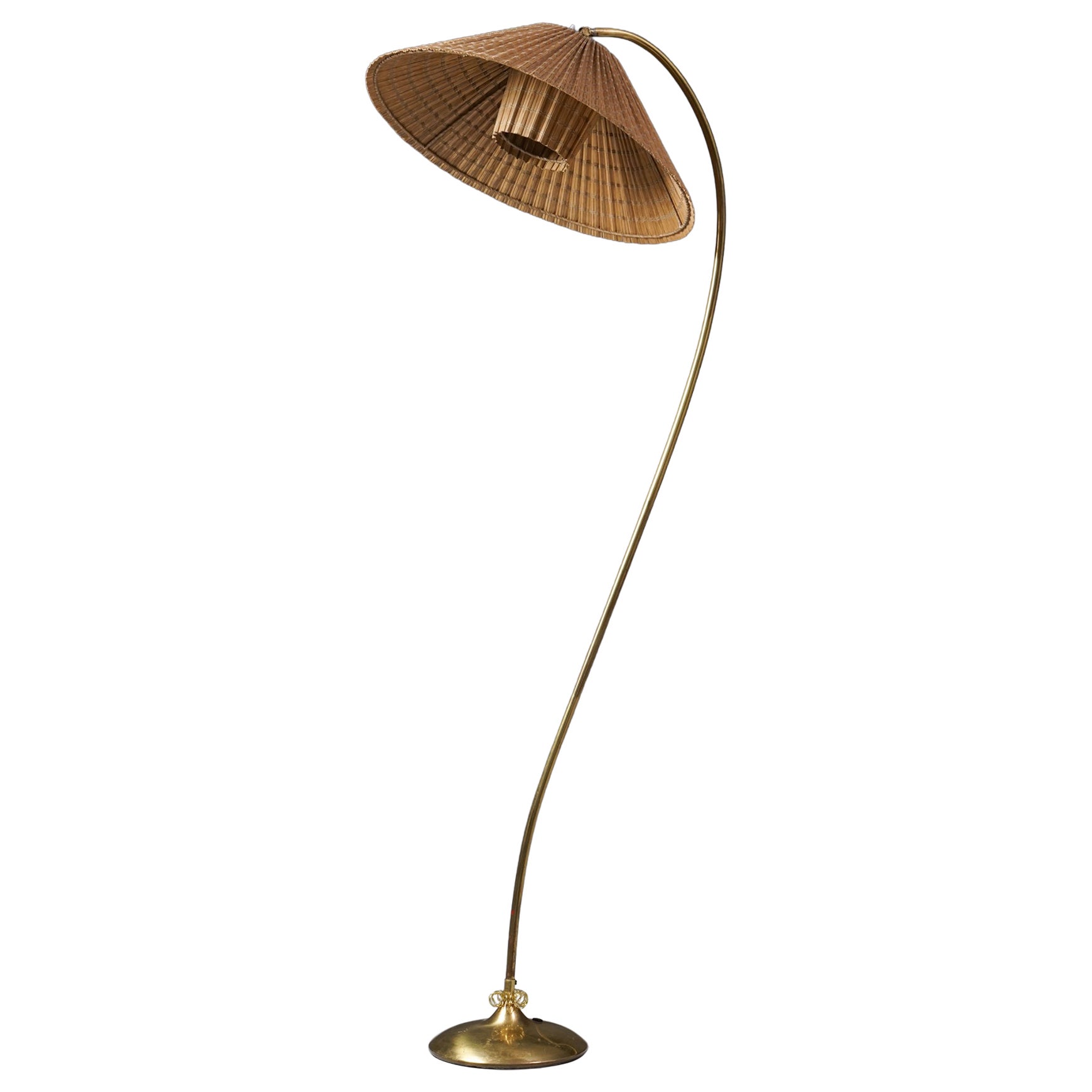 Lámpara de pie moderna escandinava, V.Soini, Finlandia, 1940/1950s