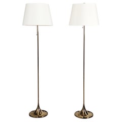 Lampadaires scandinaves modernes de Bergboms, Suède, 1970