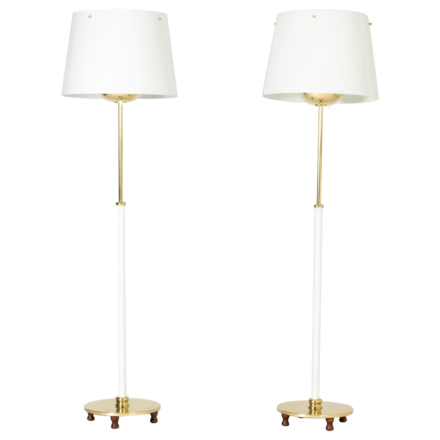 Lampadaires modernes scandinaves, Josef Frank, Svenskt Tenn, Suède, années 1950